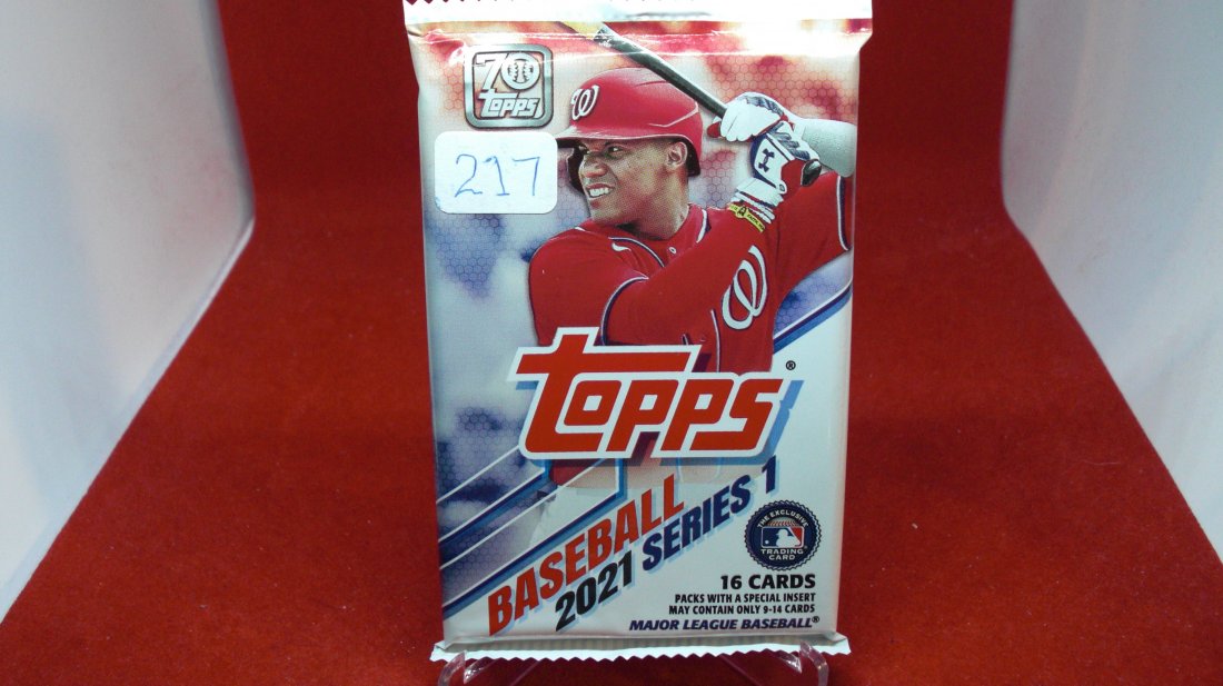 Topps Baseball 2021 16 cards unopend PK (1 of 1)