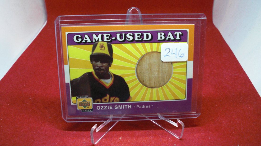 Ozzie Smith Bat Card (1 of 1)
