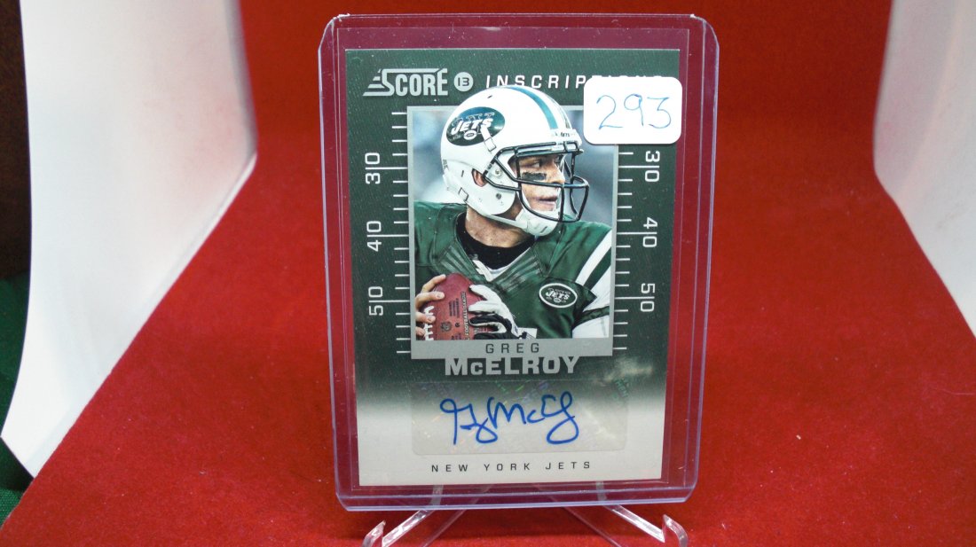 Greg McElroy Signature: Greg McElroy Signature
