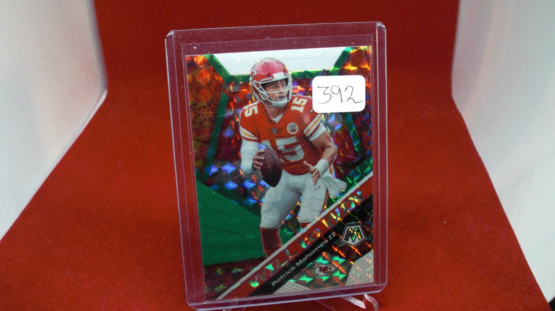 Patrick Mahomes II Orange Red Prizm (1 of 1)