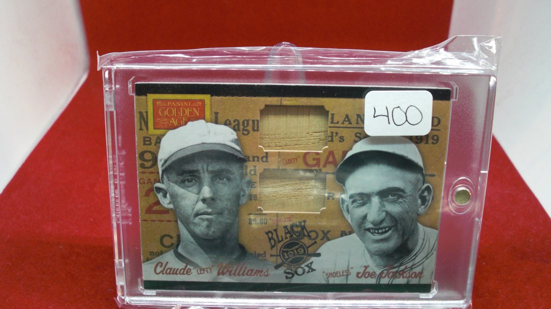 Claude Williams/Joe Jackson Bat Card (1 of 1)