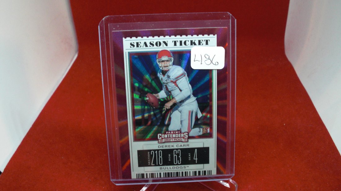 Derek Carr 3/5 Beautiful Card (1 of 1)