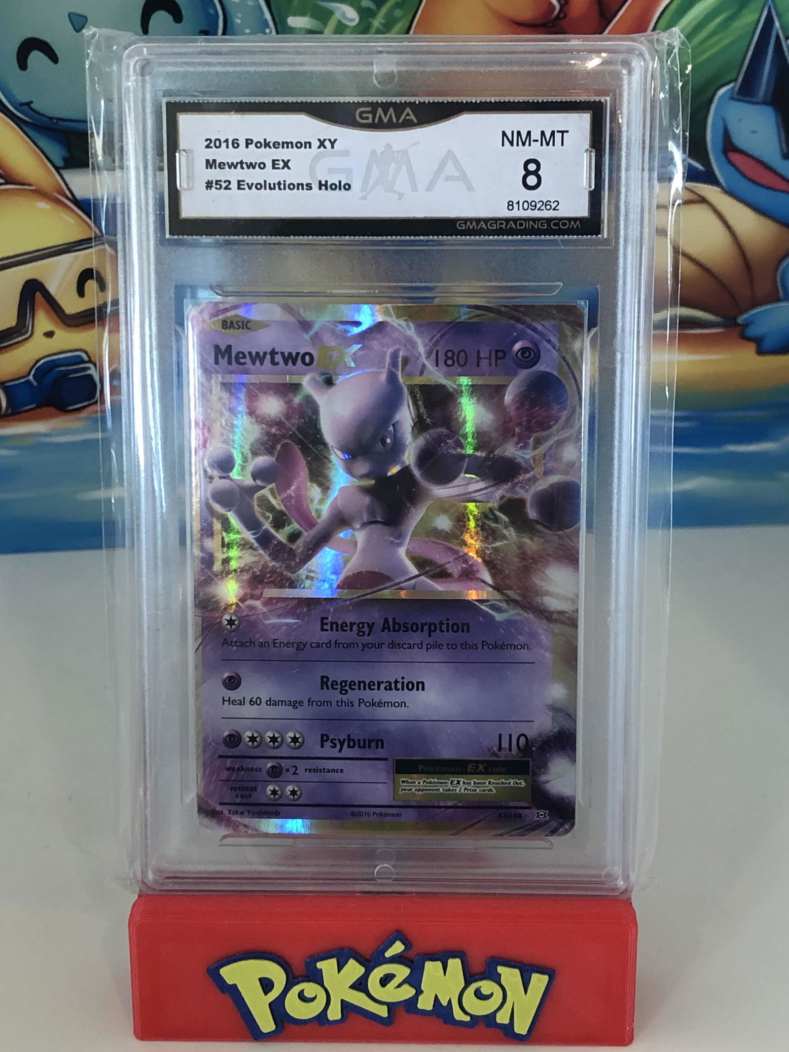 Mewtwo EX XY Evolutions GMA 8 (1 of 1)