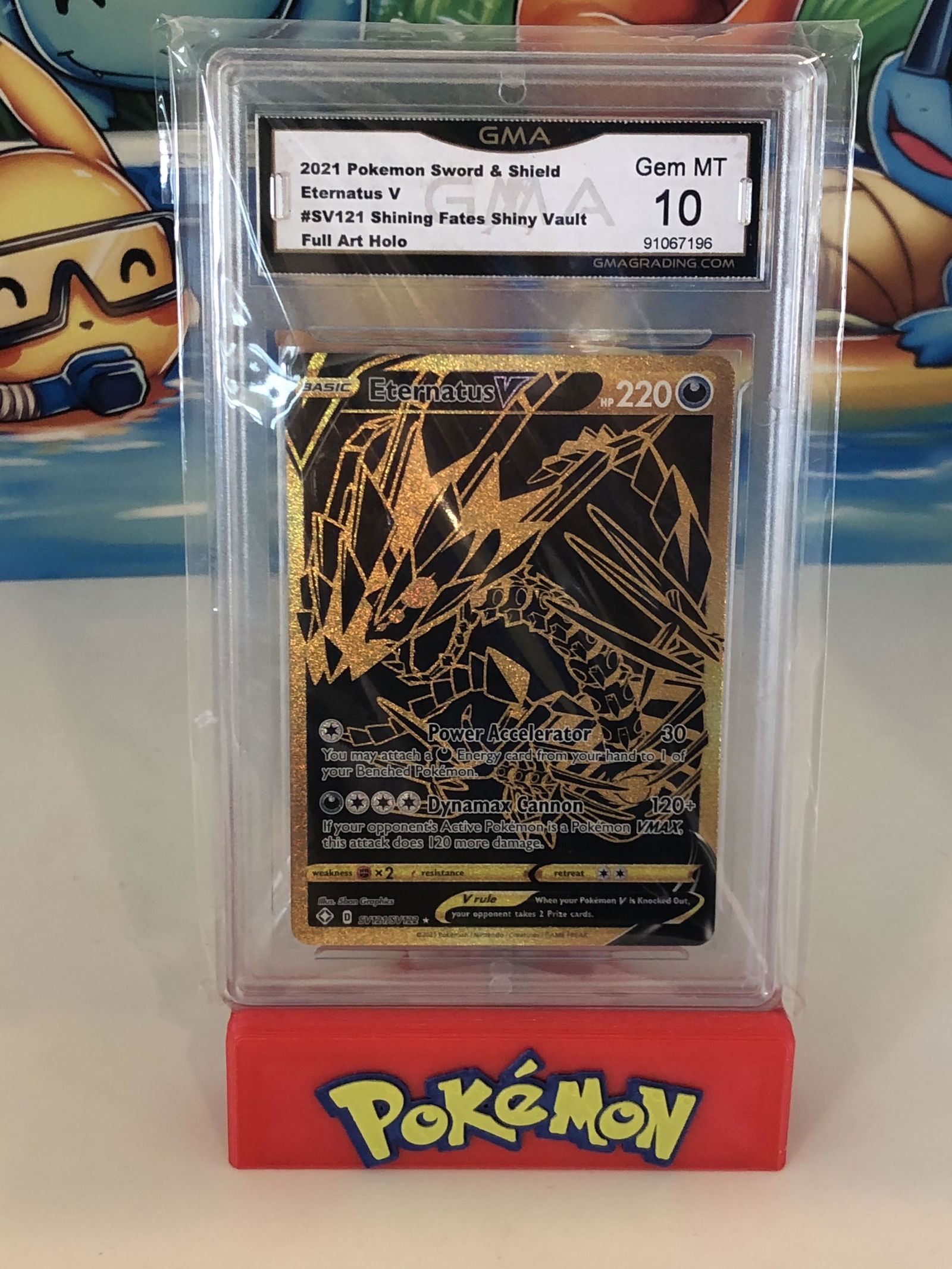 Eternatus V Shiny Vault Secret Rare GMA 10 (1 of 1)