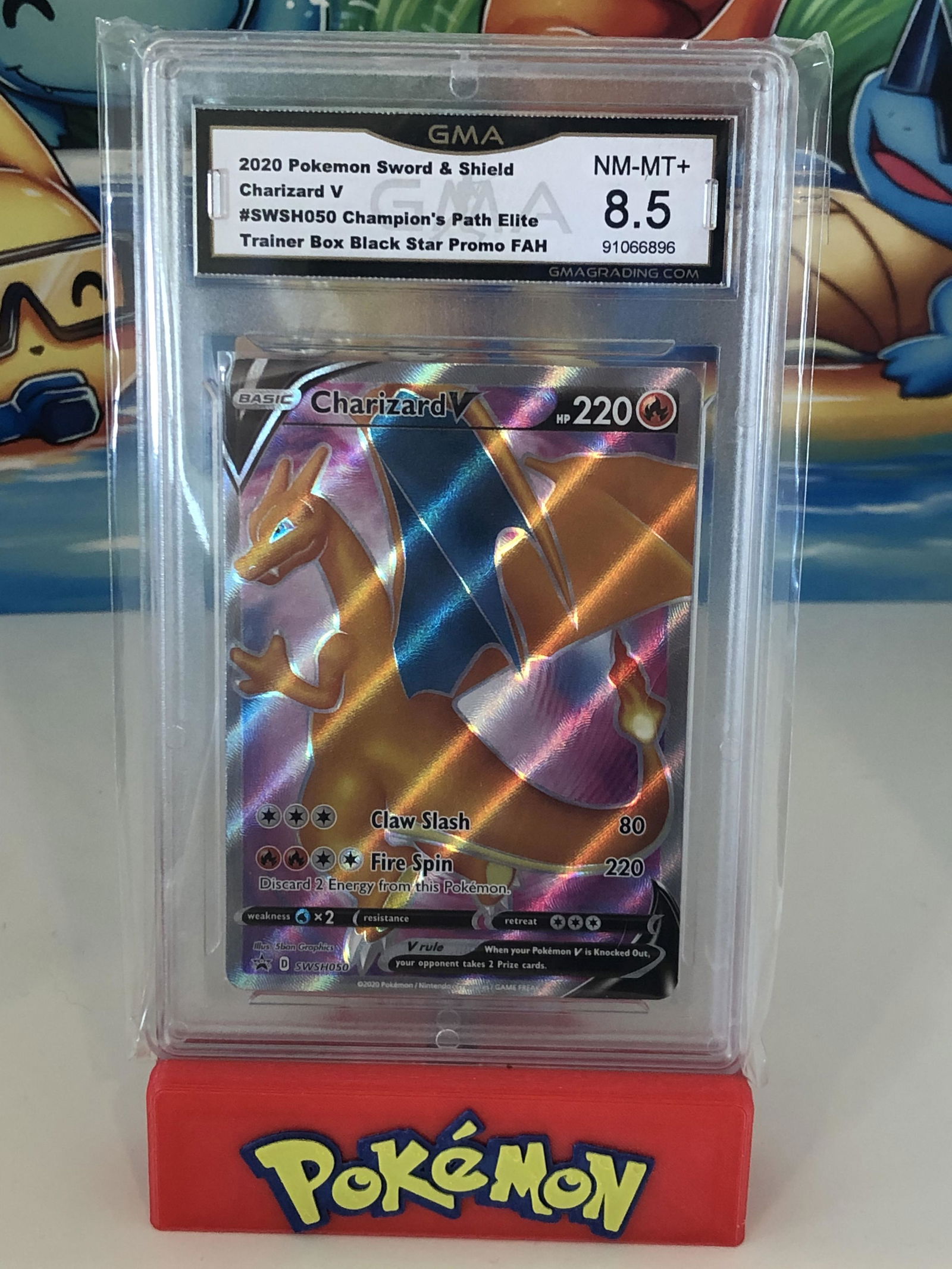 Charizard V Black Star Promo GMA 8.5 (1 of 1)