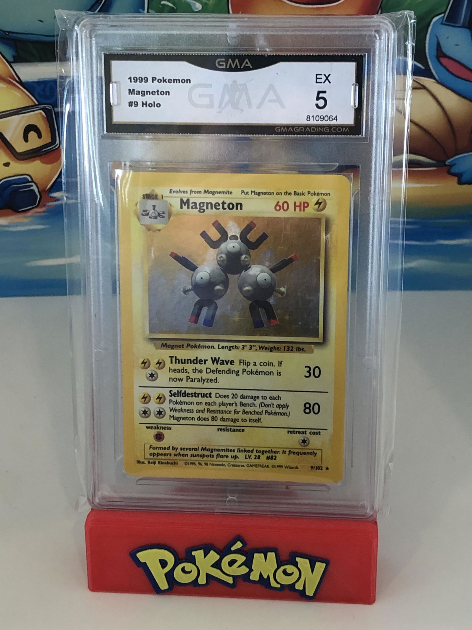 Base Set Holo Magneton GMA 5 (1 of 1)