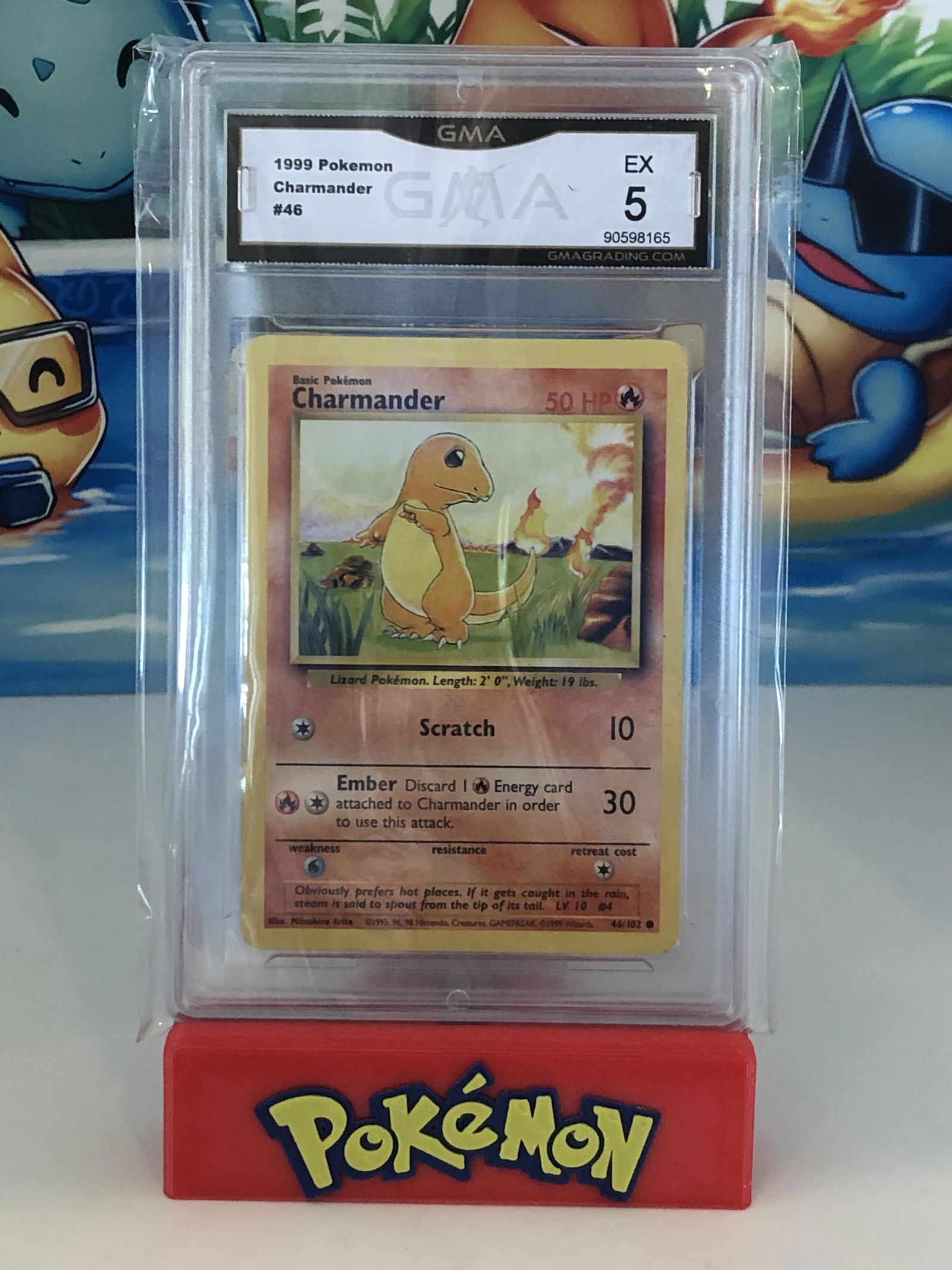 Base Set Charmander GMA 5 (1 of 1)