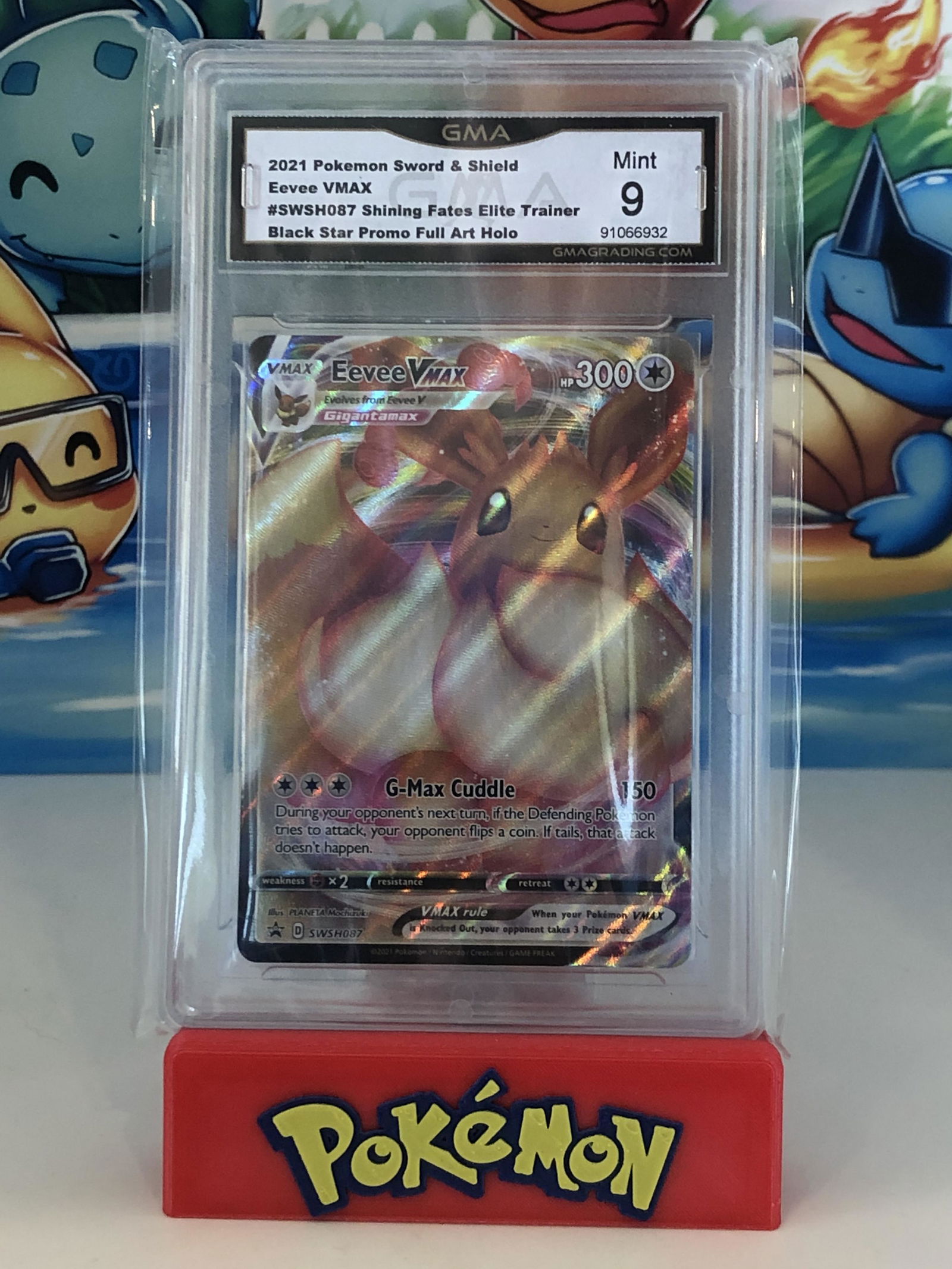 Eevee VMAX Black Star Promo GMA 9 (1 of 1)