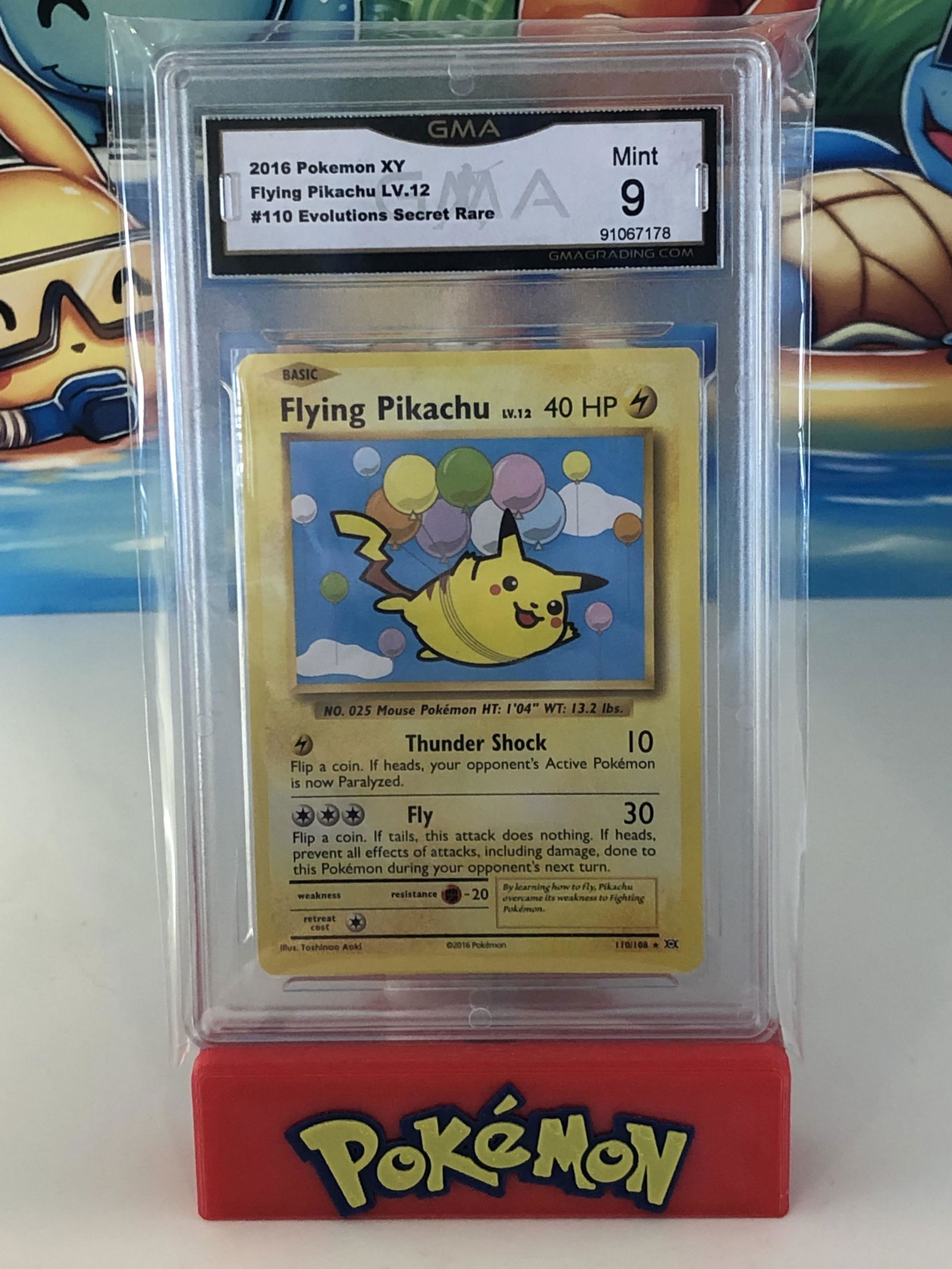 Flying Pikachu XY Evolutions GMA 9 (1 of 1)