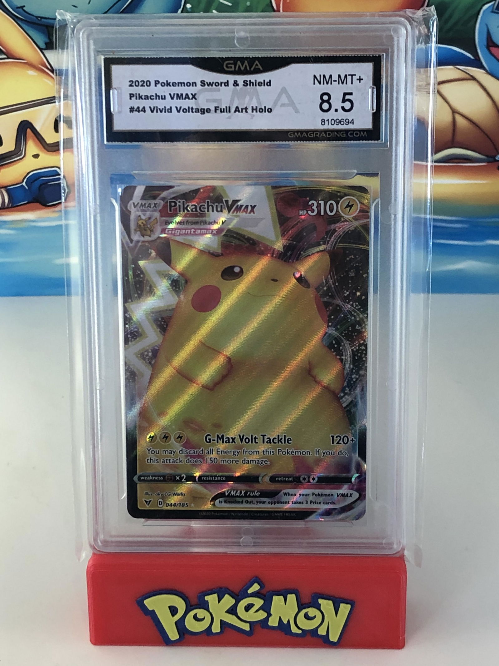 Pikachu VMAX GMA 8.5 (1 of 1)