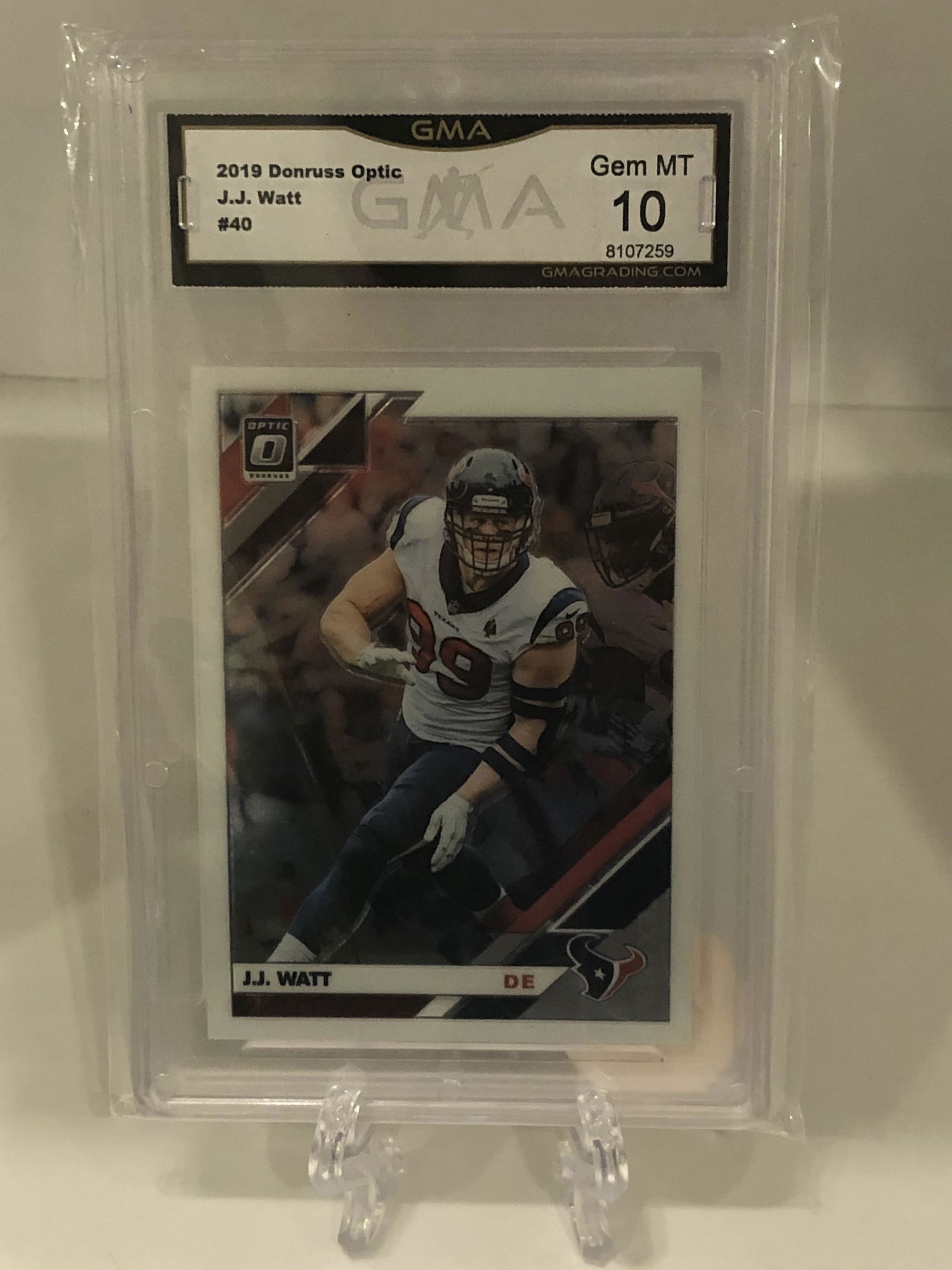 JJ Watt Donruss Optic GMA 10 (1 of 1)