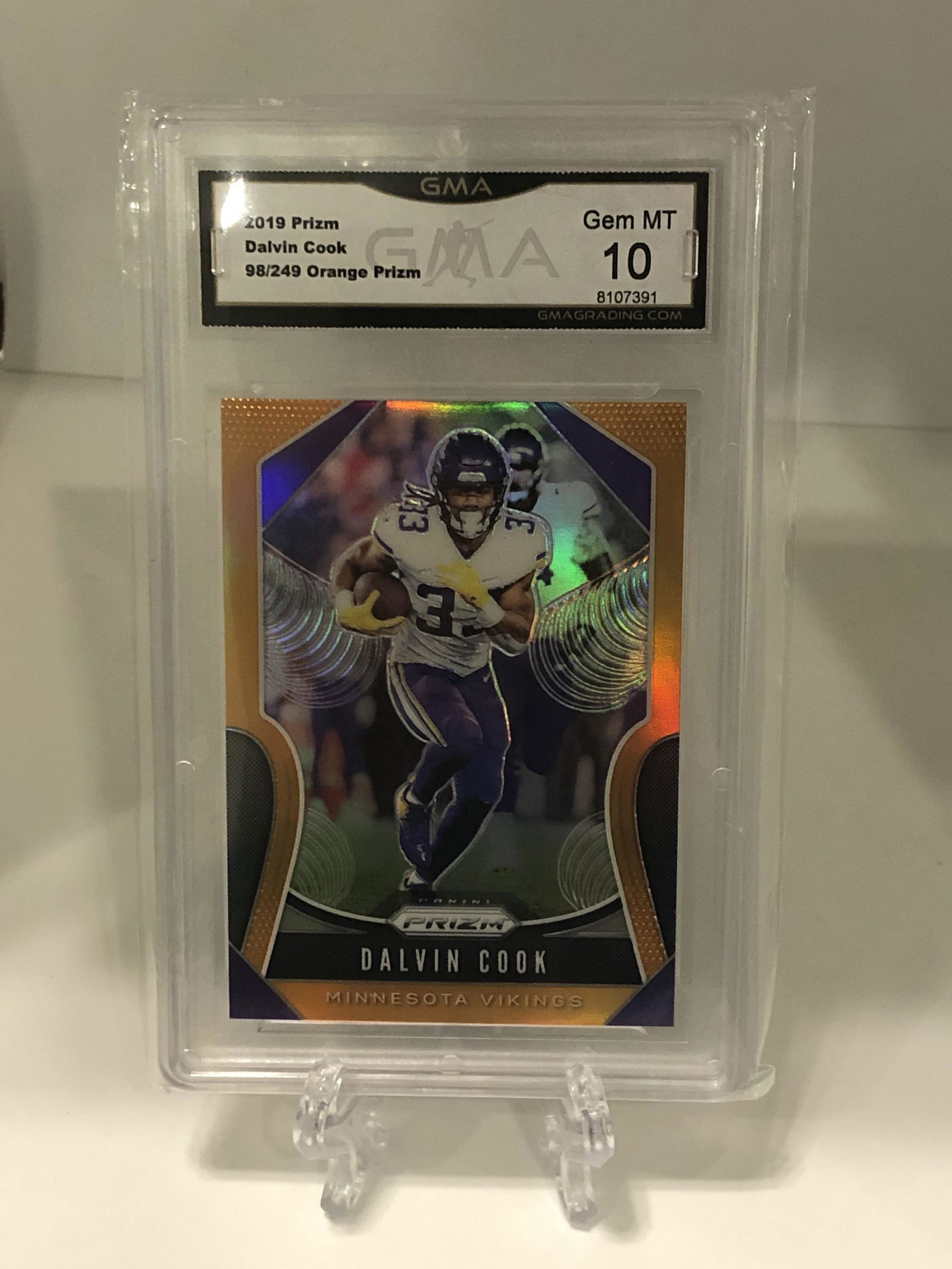 Dalvin Cook Orange Prizm GMA 10 (98 of 249) (1 of 1)