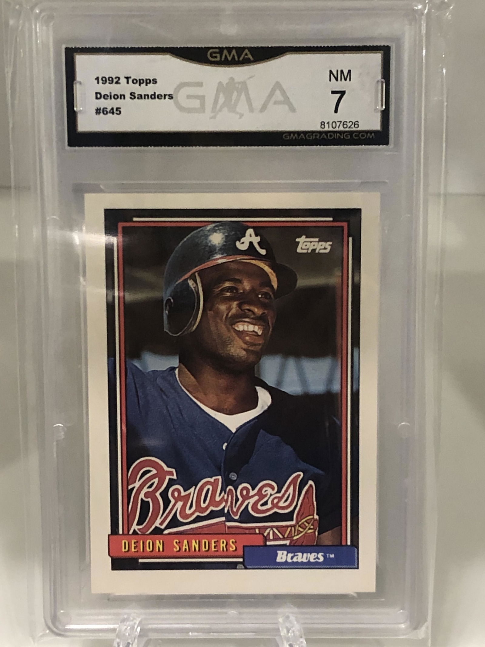 Deion Sanders Topps GMA 7 (1 of 1)