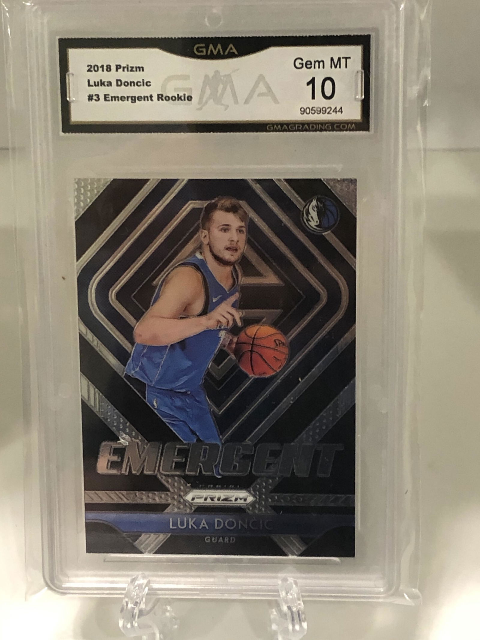 PSA10 LUKA DONCIC 2018 EMERGENT ROOKIE LUKA DONCIC 2018 PANINI