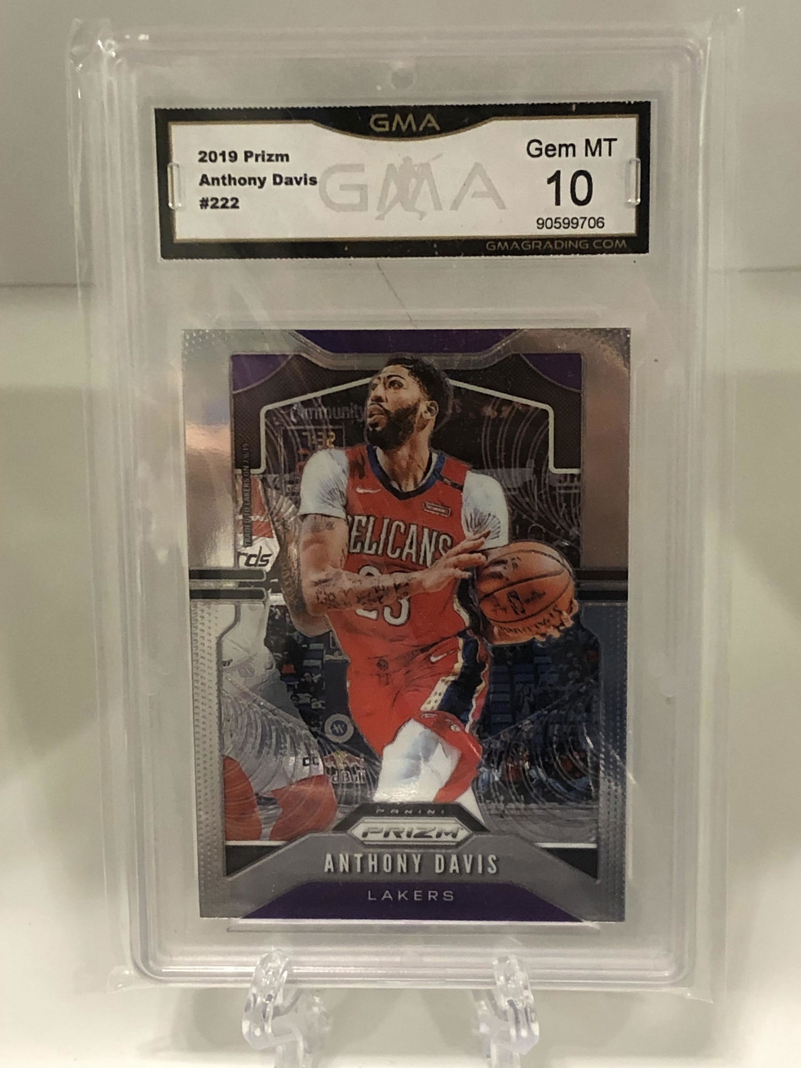 Anthony Davis Panini Prizm GMA 10 (1 of 1)