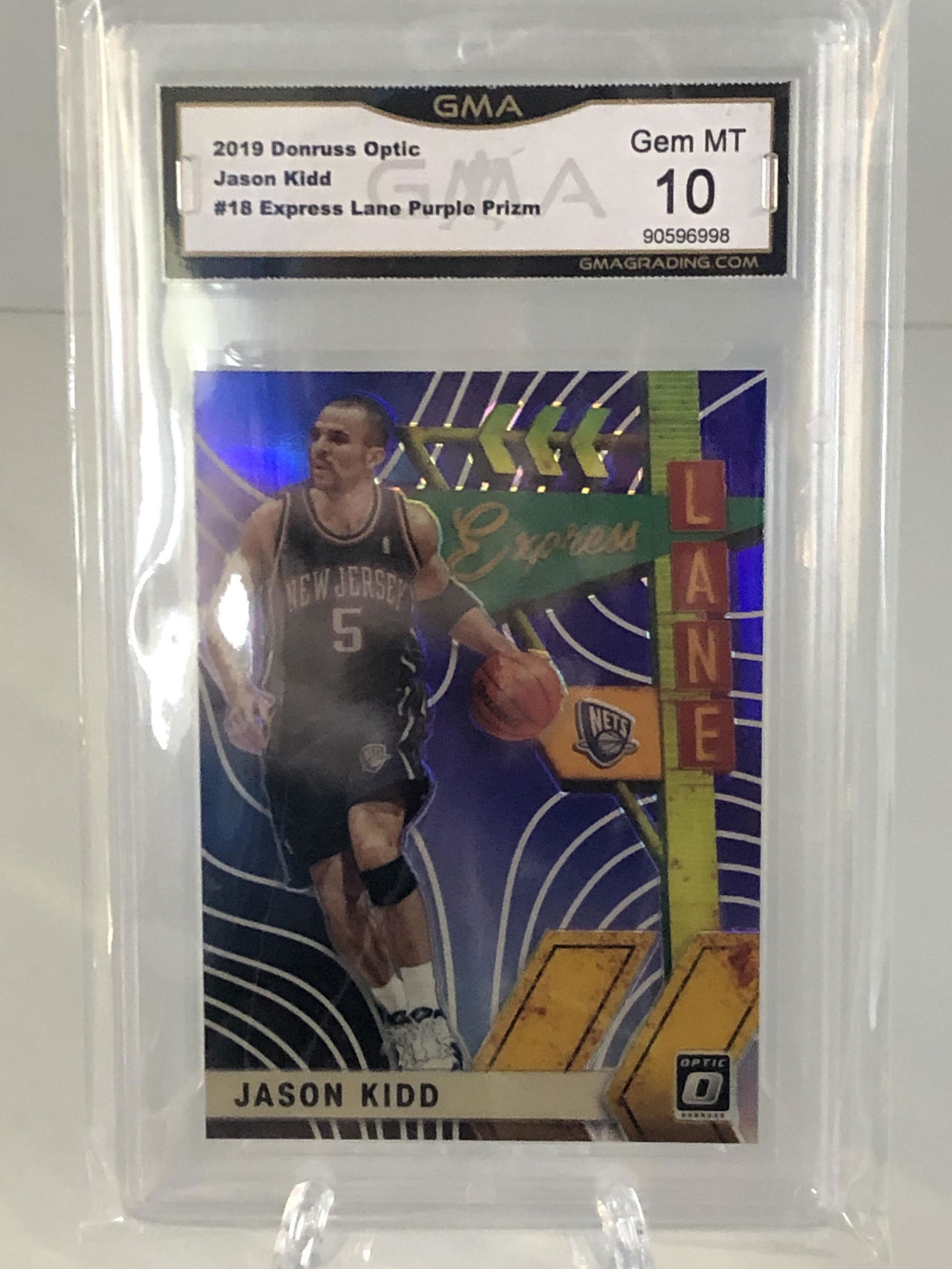 Jason Kidd Donruss Optic Express Lane Purple Prizm GMA (1 of 1)