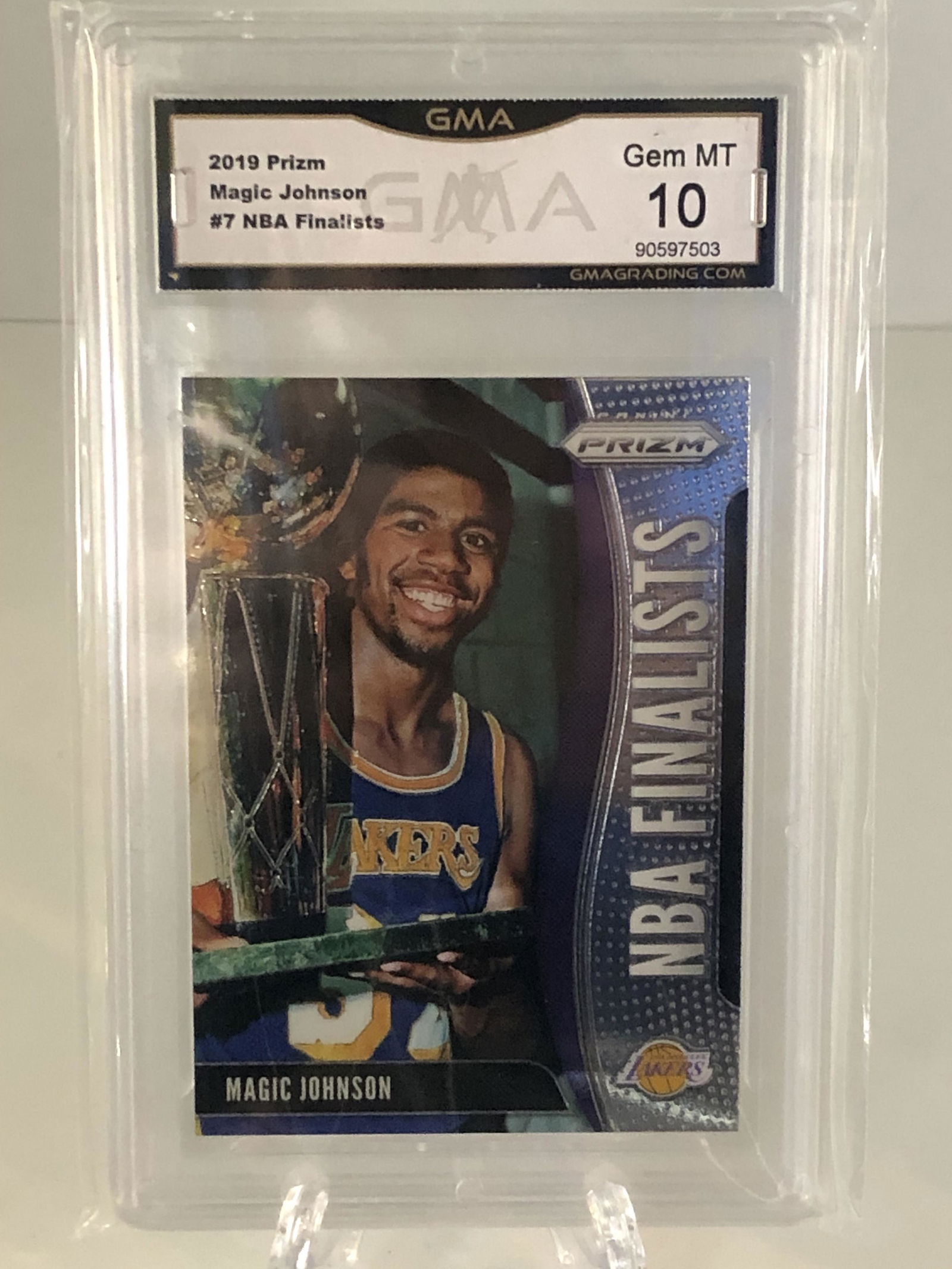 Magic Johnson NBA Finalists Prizm GMA 10 (1 of 1)