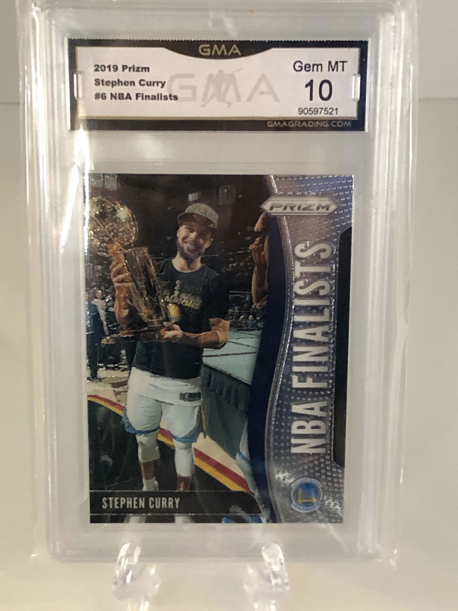Stephen Curry NBA Finalists Prizm GMA 10 (1 of 1)