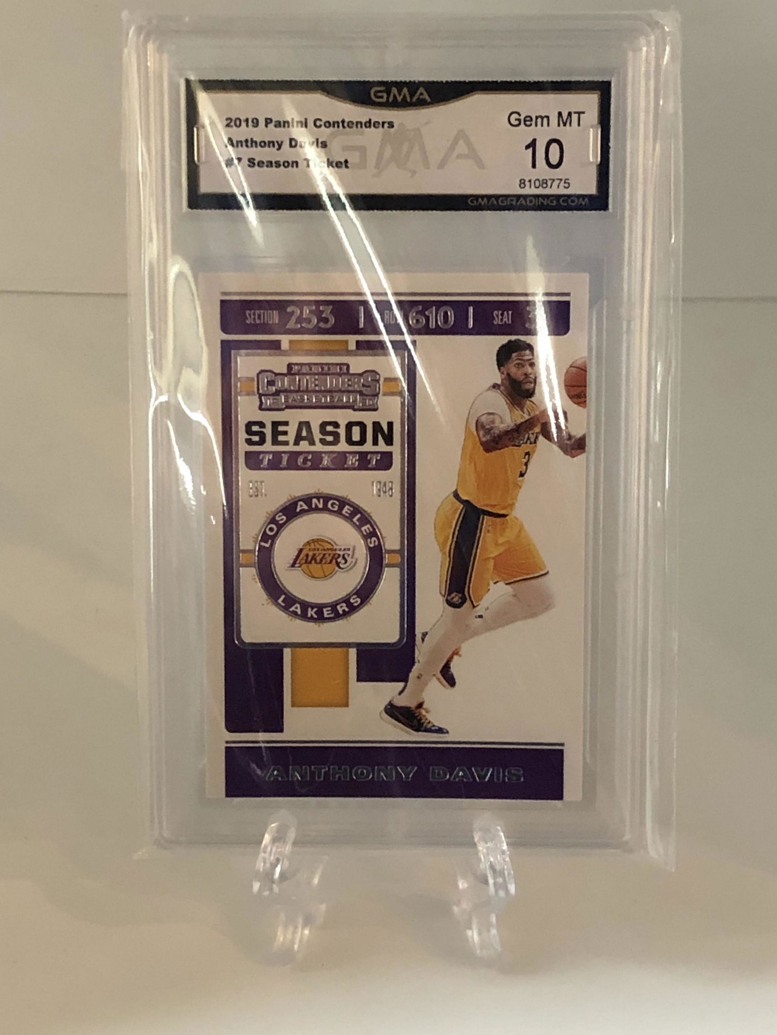 Anthony Davis Panini Contenders GMA 10 (1 of 1)