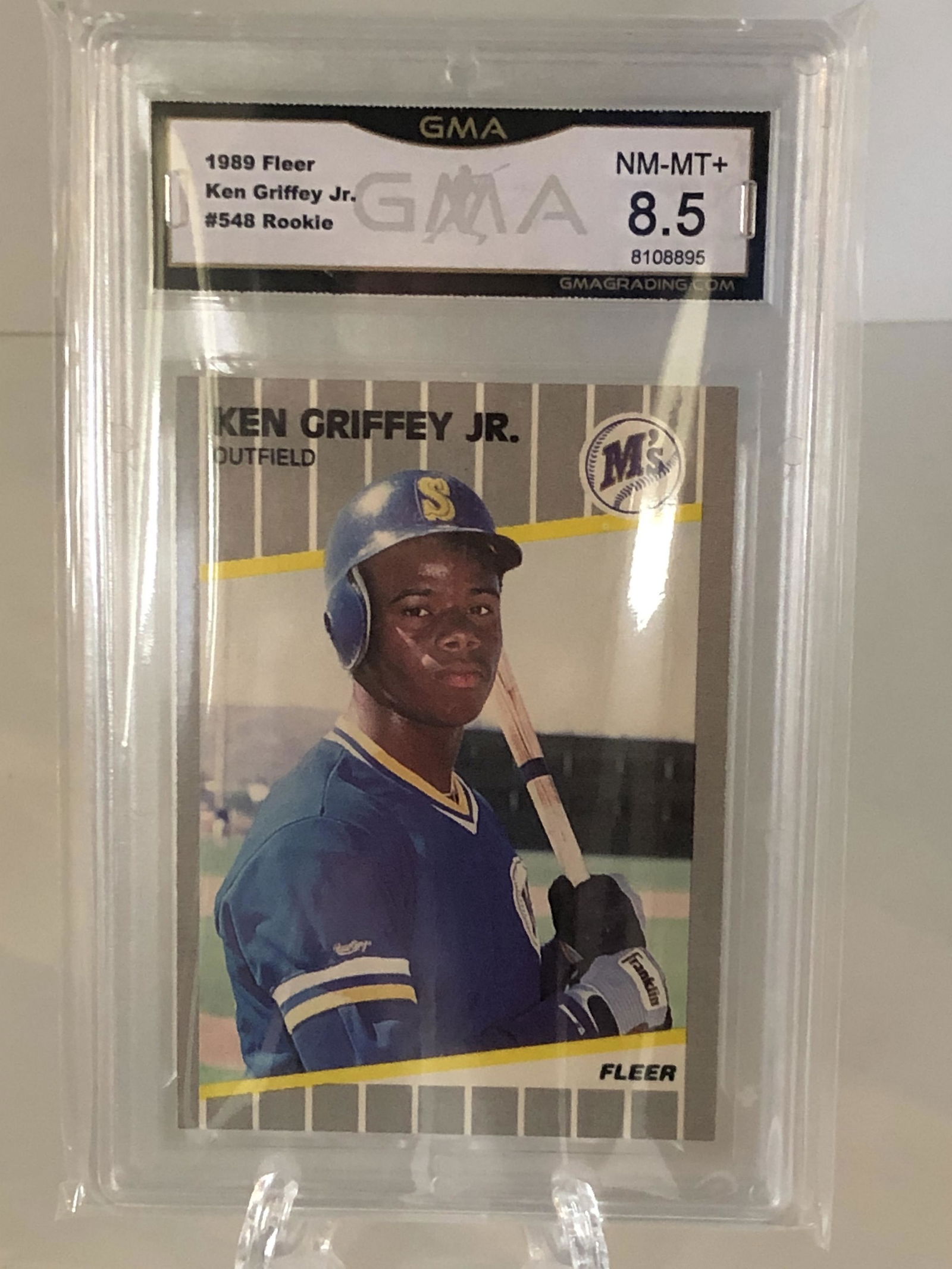 Ken Griffey Jr Fleer Rookie GMA 8.5 (1 of 1)