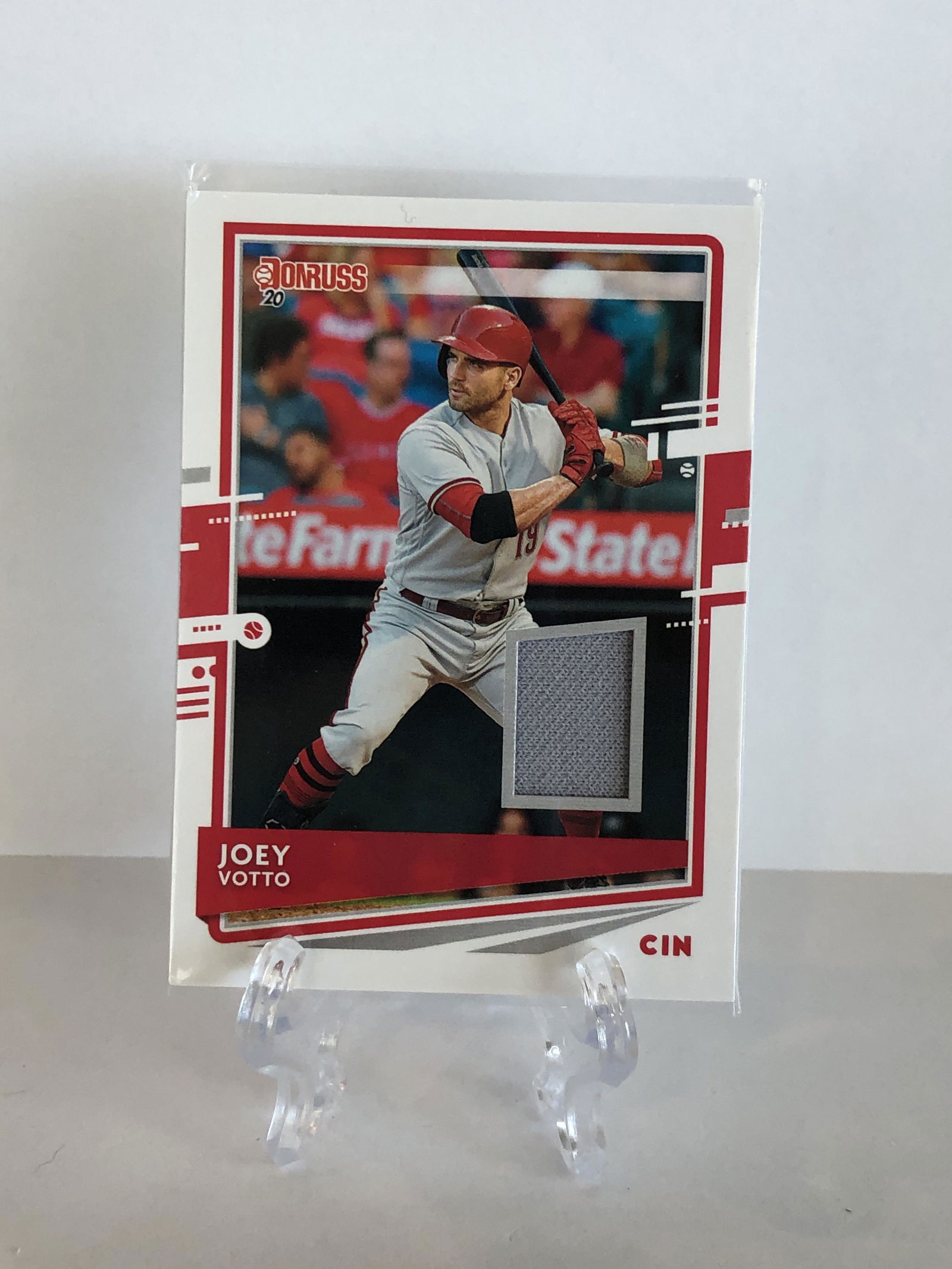 Joey Votto Donruss Relic Card (1 of 1)