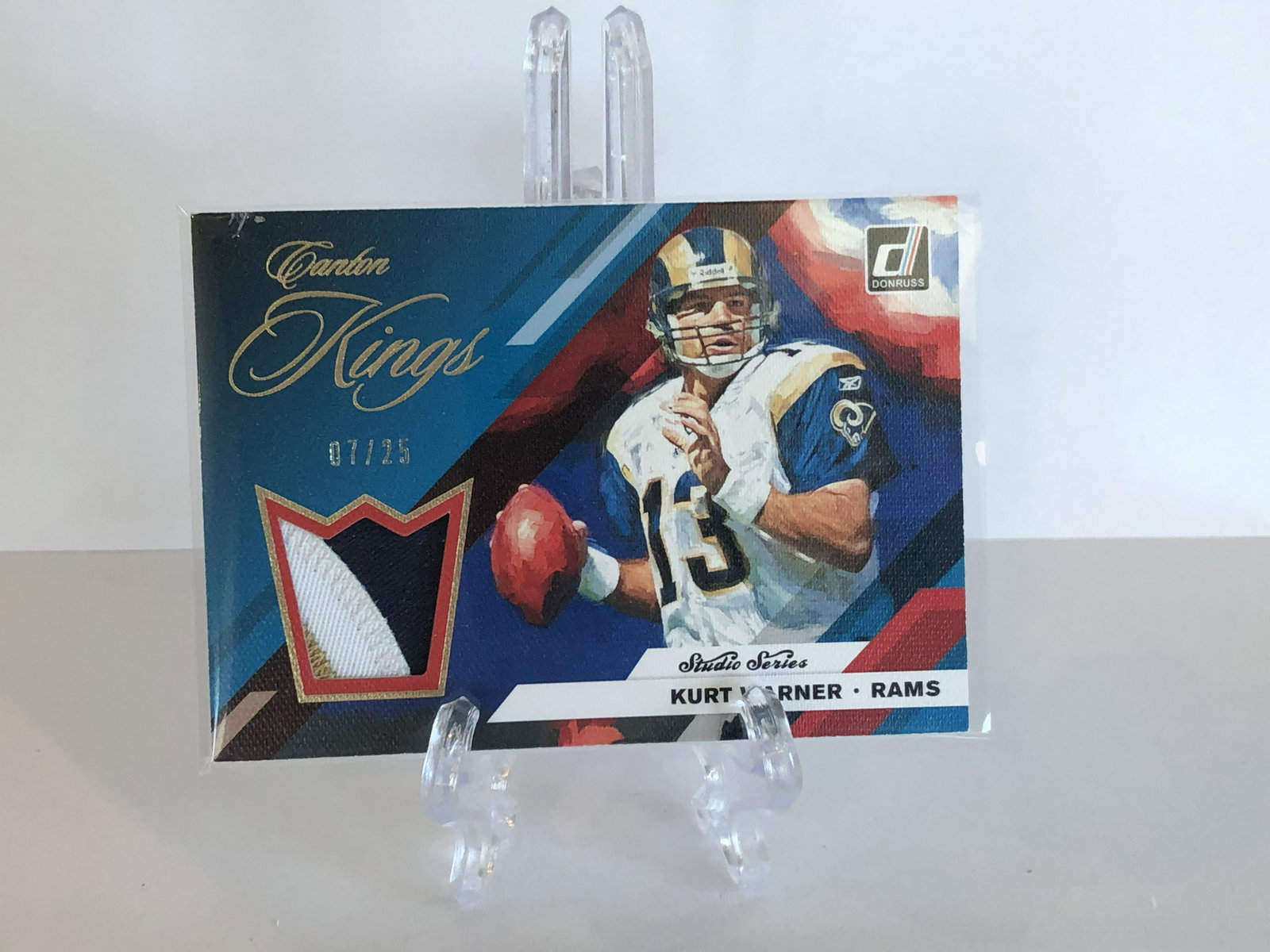 Kurt Warner Jersey Kings Relic Card: Kurt Warner Jersey Kings Relic Card