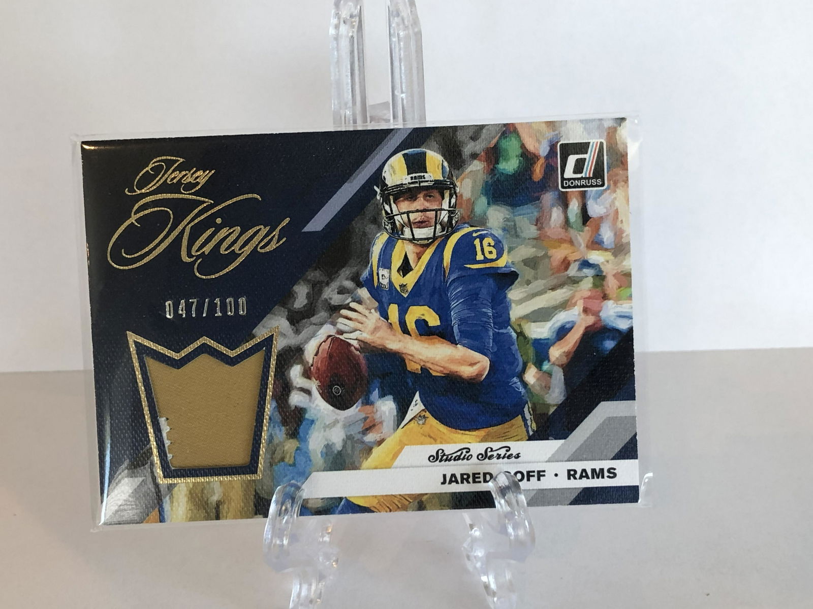 Jared Goff Jersey Kings Relic Card (1 of 1)