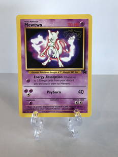 Mewtwo Pokemon the 1st Movie Black Star Promo: Mewtwo Pokemon the 1st Movie Black Star Promo