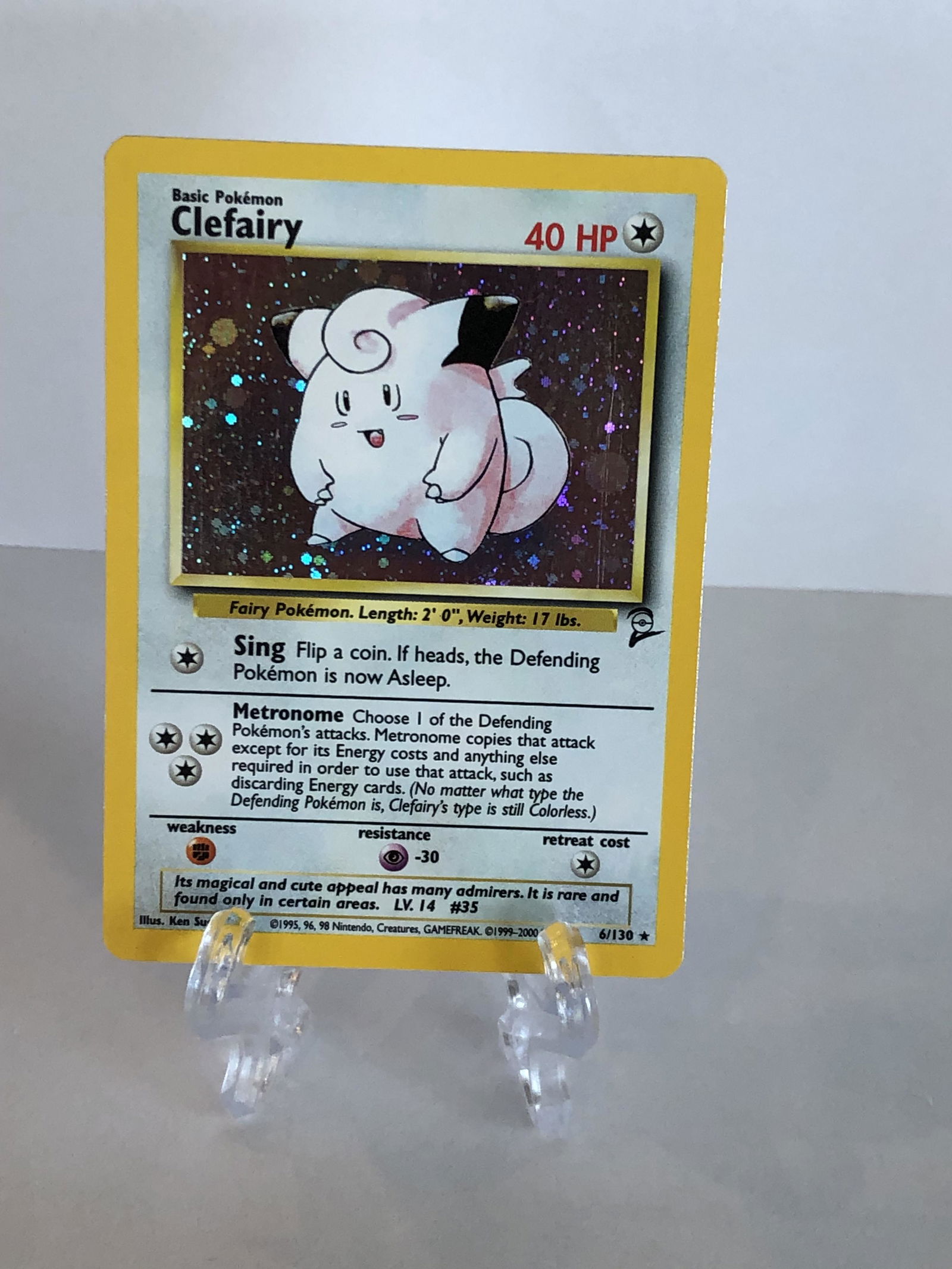 Clefairy Base Set 2 Holo Lightly Played (1 of 1)