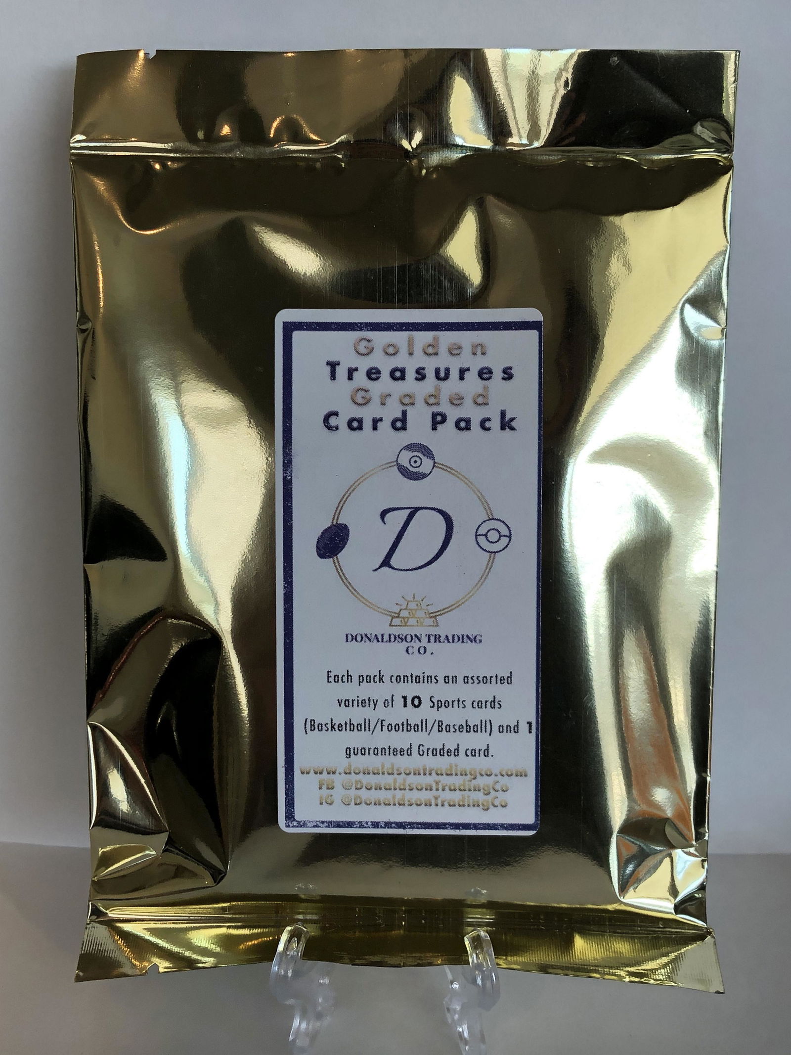 Golden Treasures Graded Card Pack (1 of 1)