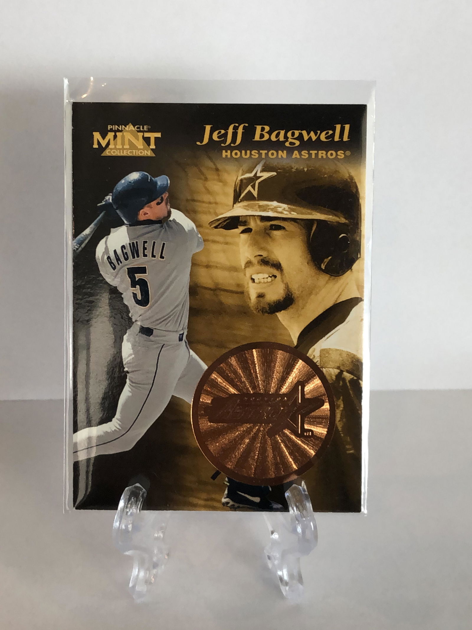 Jeff Bagwell Pinnacle Mint Baseball Card (1 of 1)