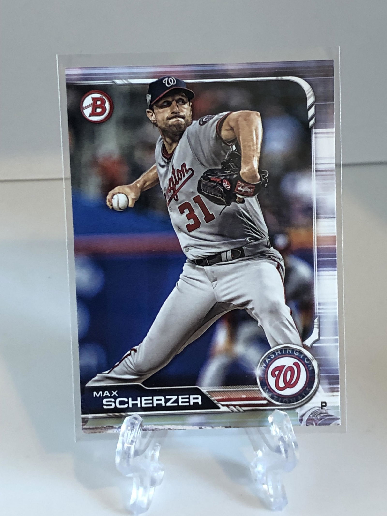Max Scherzer Bowman Baseball Card (1 of 1)