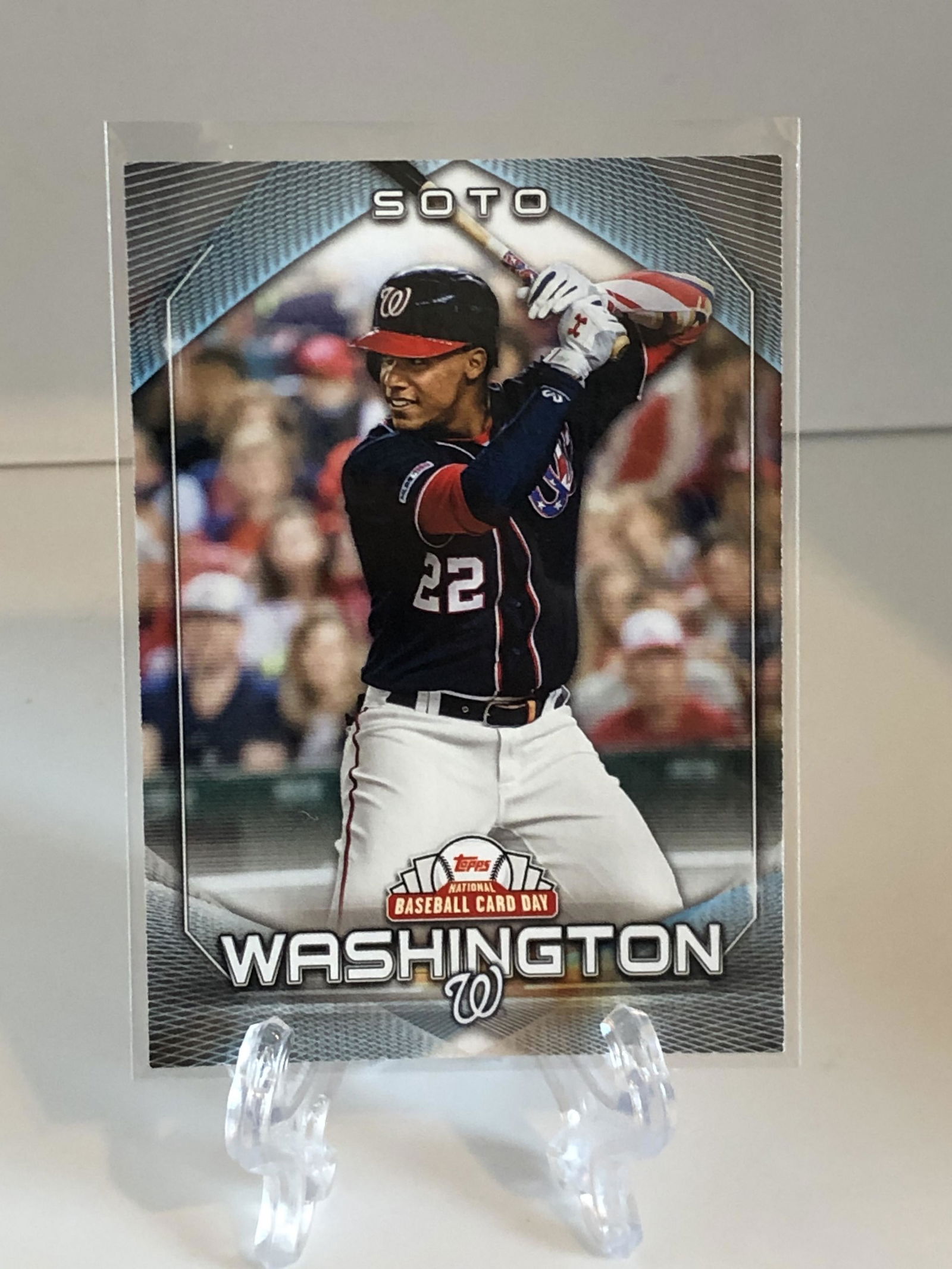 Juan Soto Topps National Baseball Card Day (1 of 1)