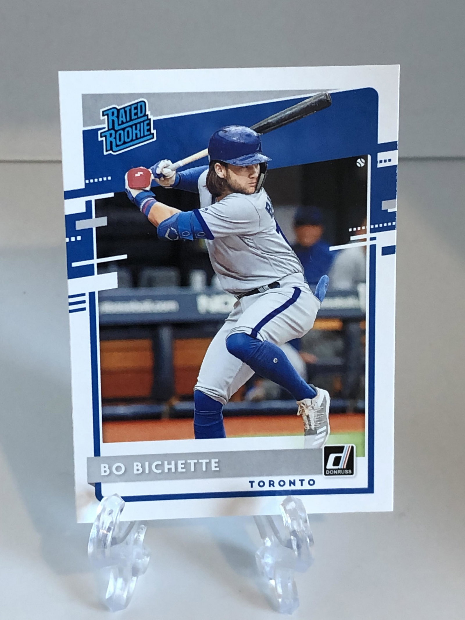Bo Bichette Donruss Rated Rookie: Bo Bichette Donruss Rated Rookie
