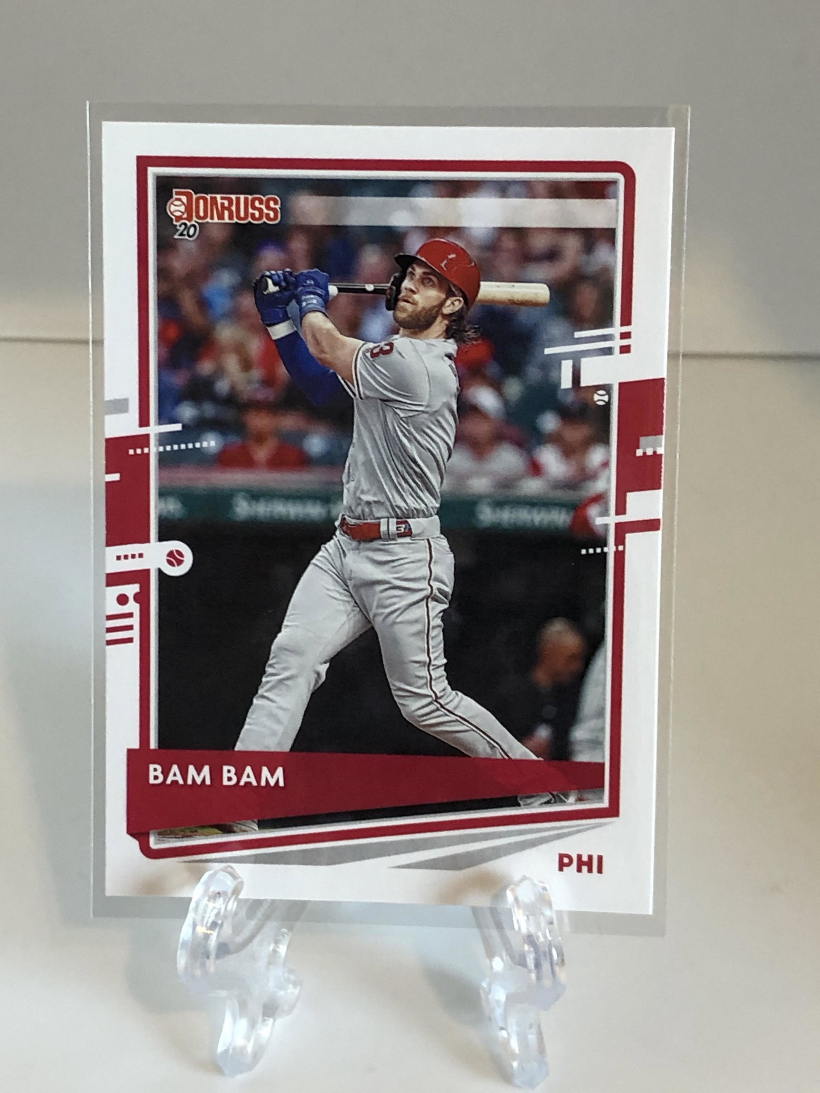 Bryce Harper (BAM BAM) Donruss Baseball Card Variation: Bryce Harper (BAM BAM) Donruss Baseball Card Variation