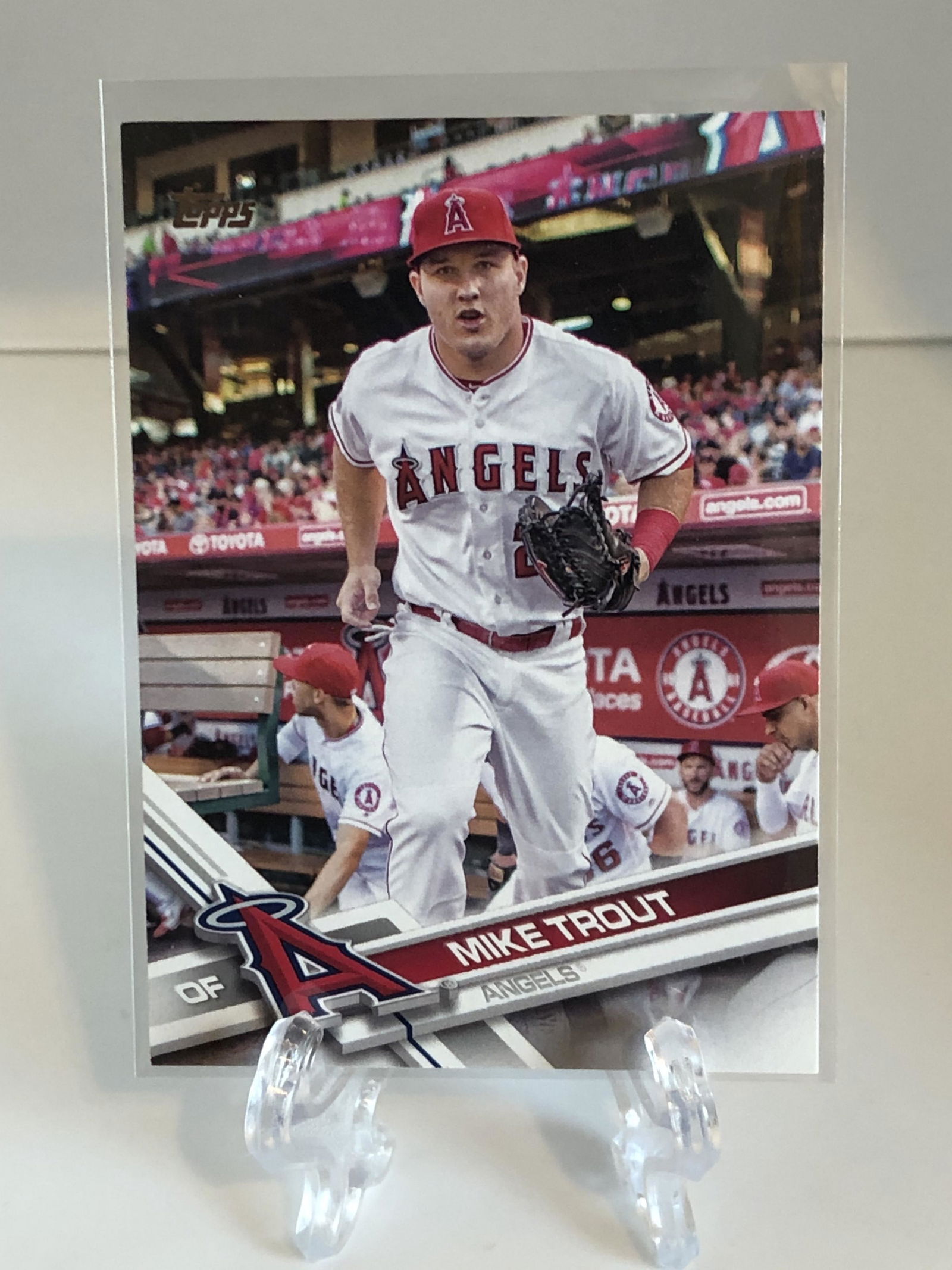 Mike Trout Topps Baseball Card (1 of 1)
