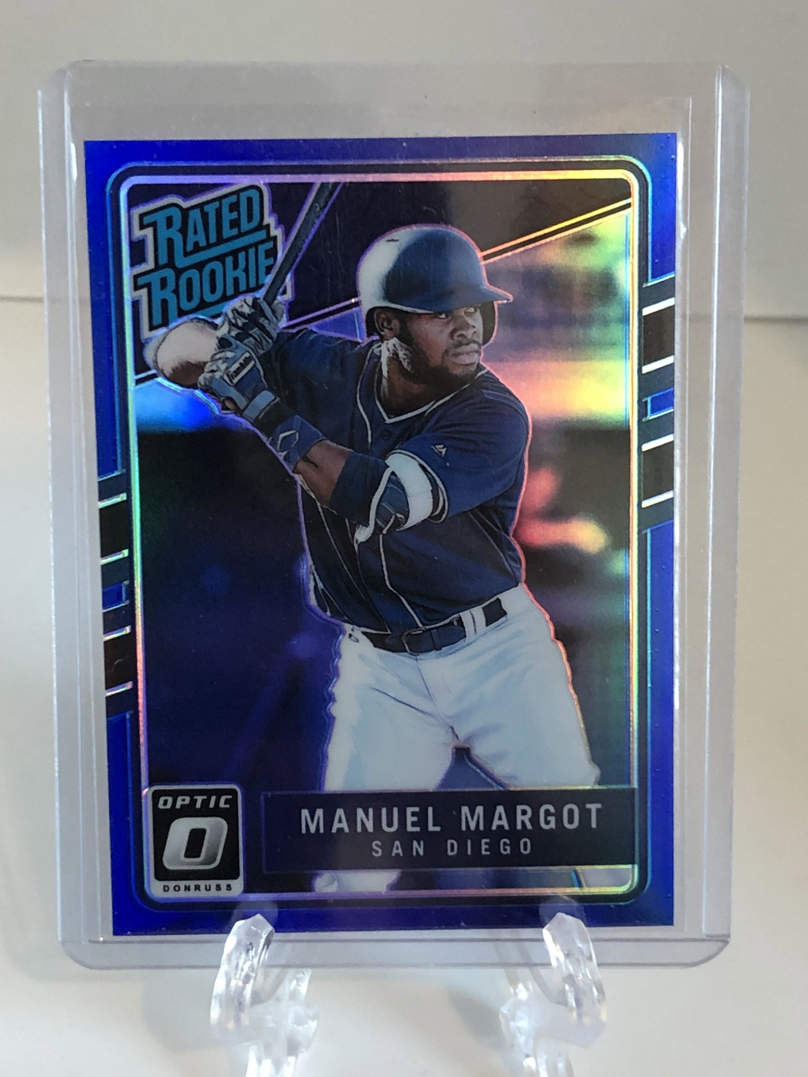 Manuel Margot Optic Rated Rookie Blue Refractor (145 of: Manuel Margot Optic Rated Rookie Blue Refractor (145 of 149)