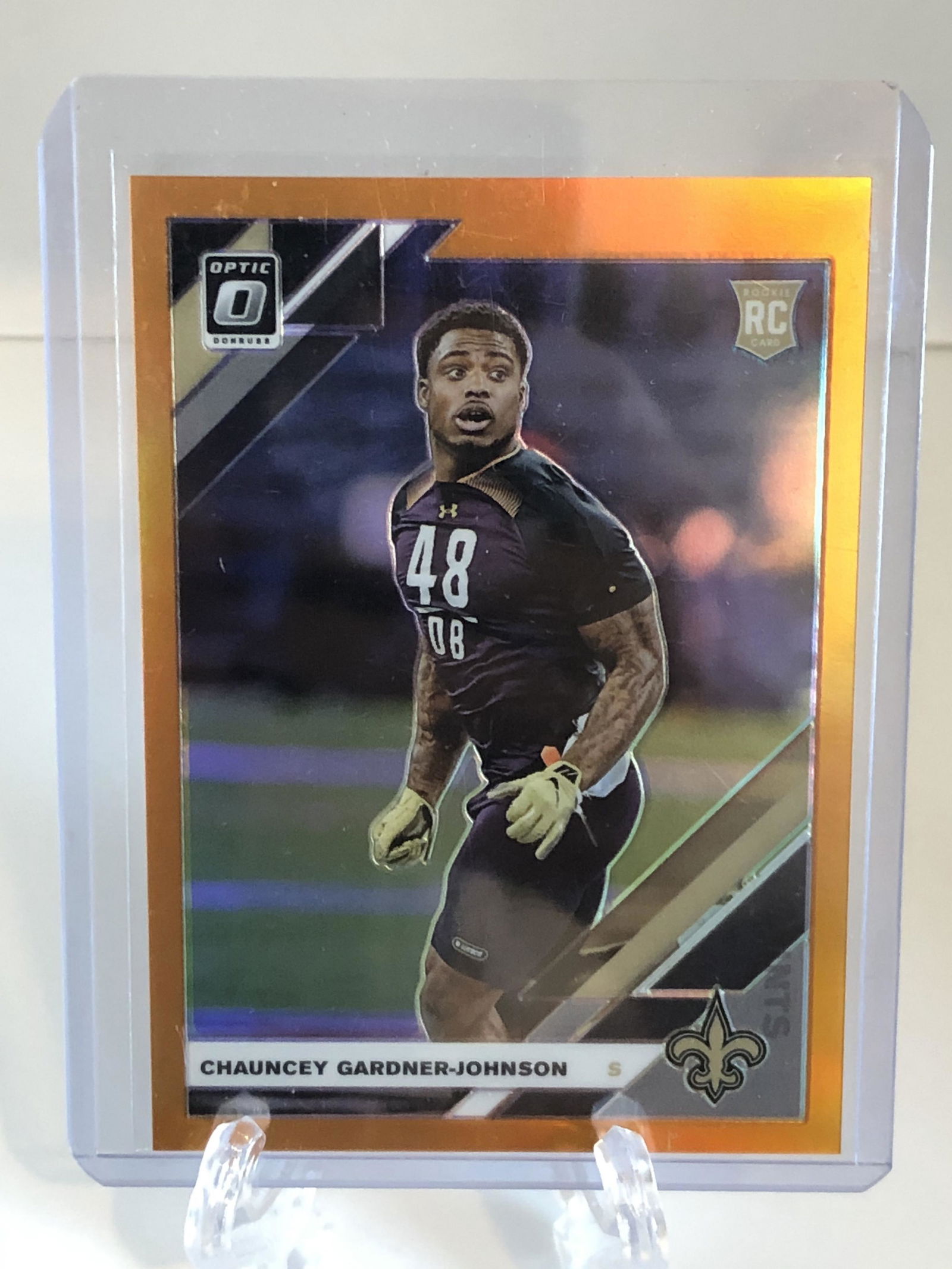 Chauncey Gardner-Johnson Optic Orange Prizm Rookie (70 (1 of 1)