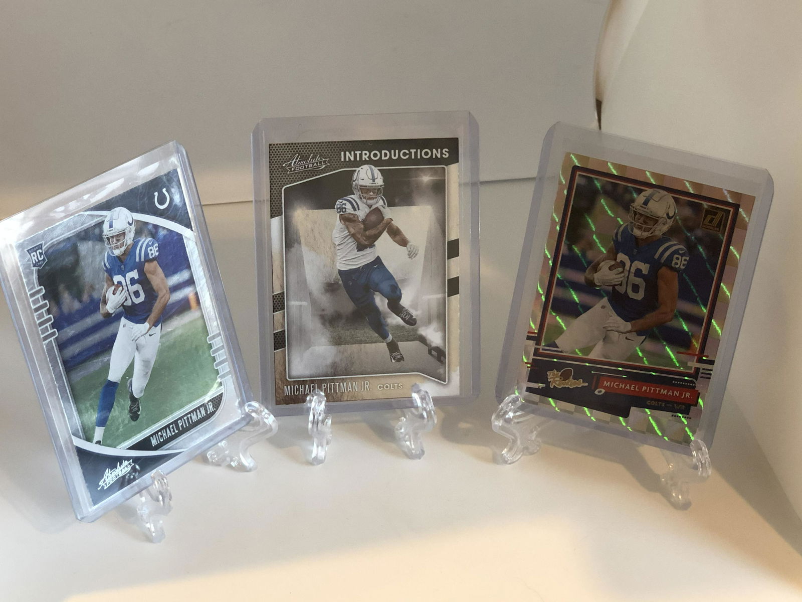 Michael Pittman Jr Lot of 3 Rookie Cards (1 of 1)