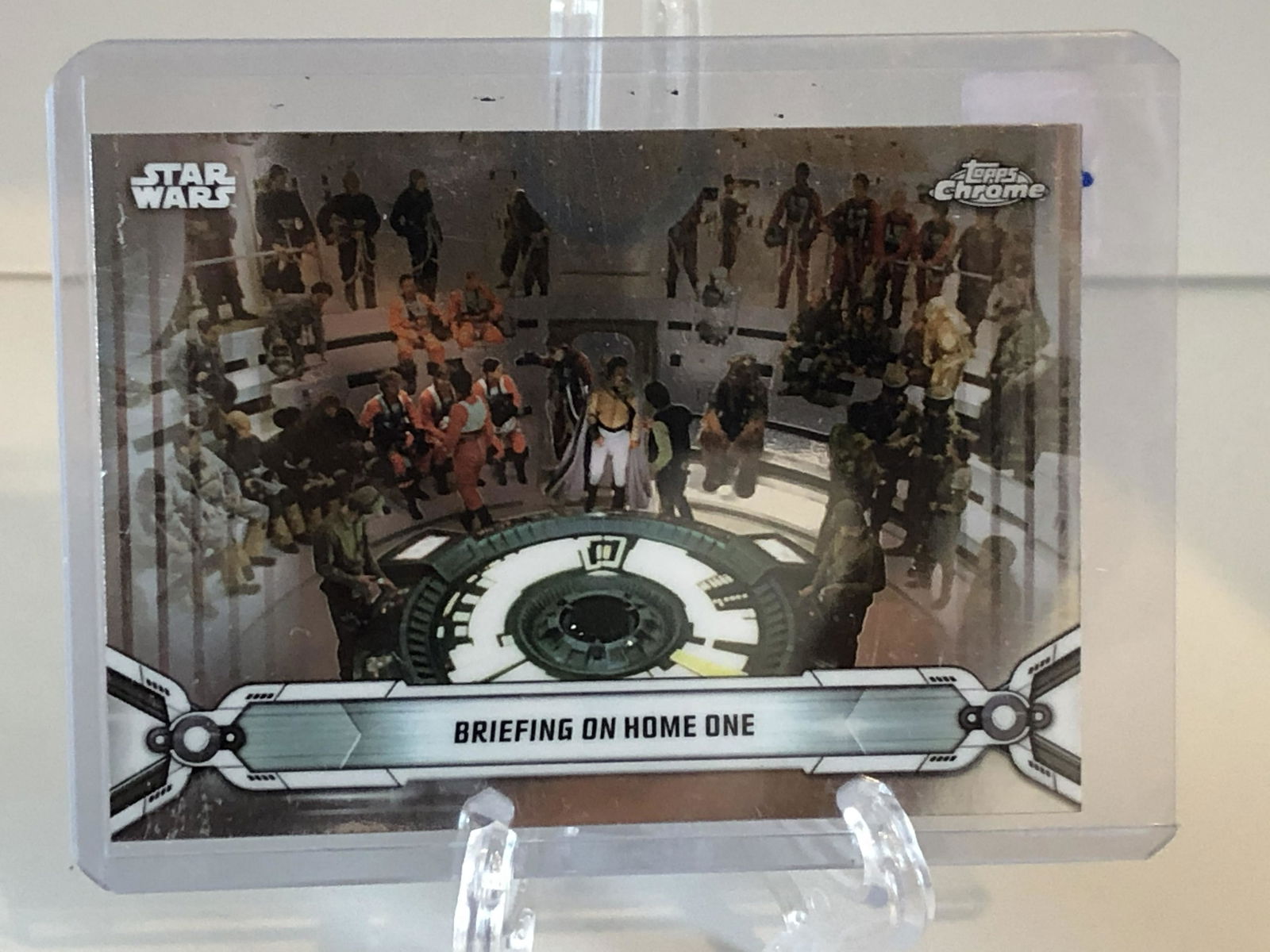 Briefing On Home One Topps Chrome Star Wars Card (1 of 1)