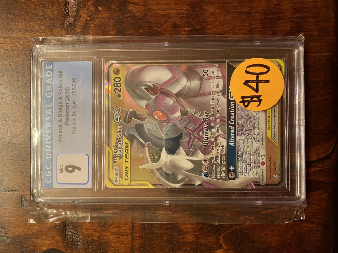 Arceus/Dialga/Palkia GX CGC 9 (1 of 1)