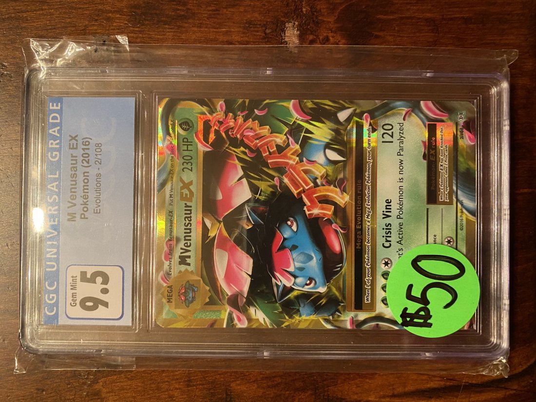 M Venusaur EX XY Evolutions CGC 9.5 (1 of 1)