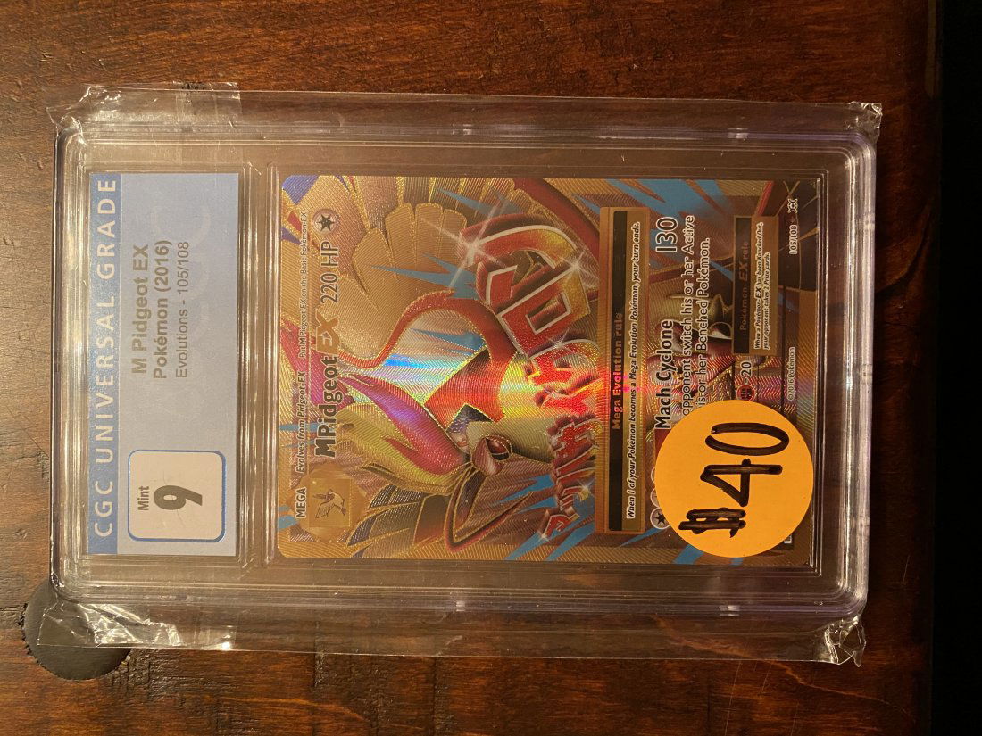 XY Evolutions M Pidgeot EX CGC 9 (1 of 1)