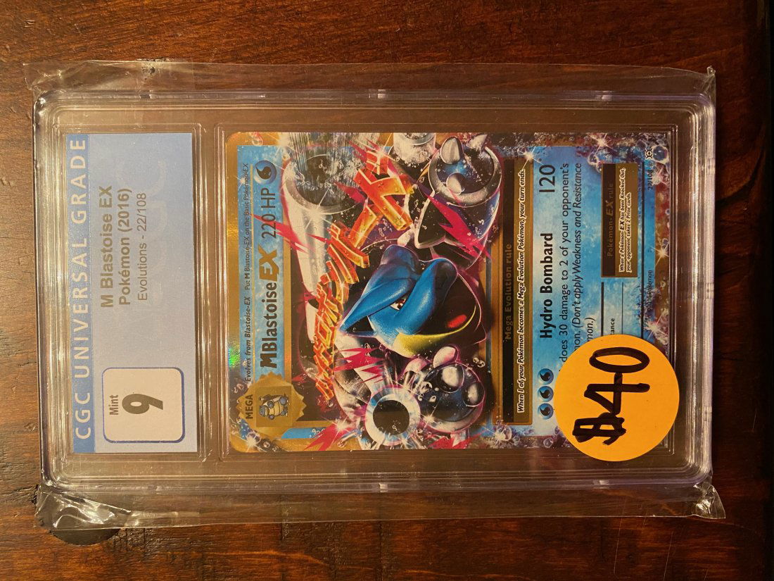 M Blastoise EX XY Evolutions CGC 9 (1 of 1)