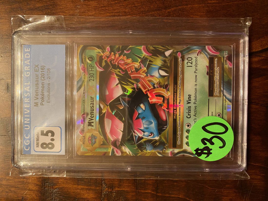 XY Evolutions M Venusaur EX CGC 8.5 (1 of 1)