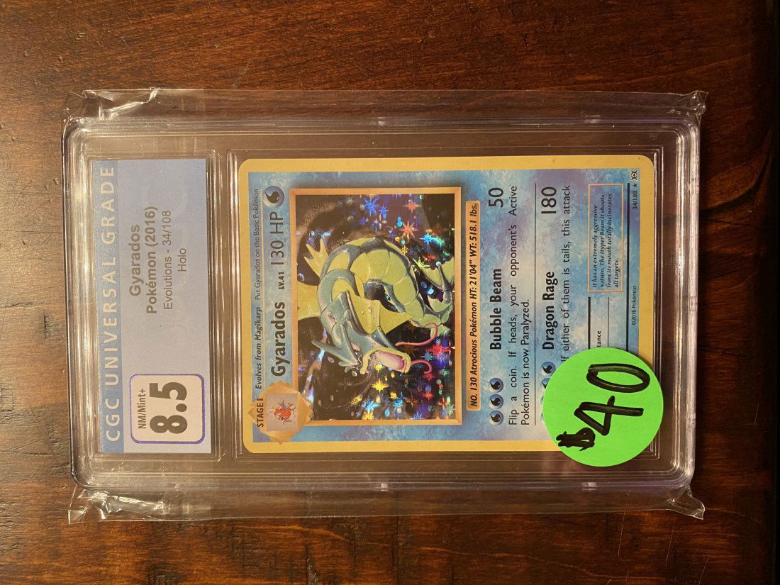 XY Evolutions Holo Gyarados CGC 8.5 (1 of 1)