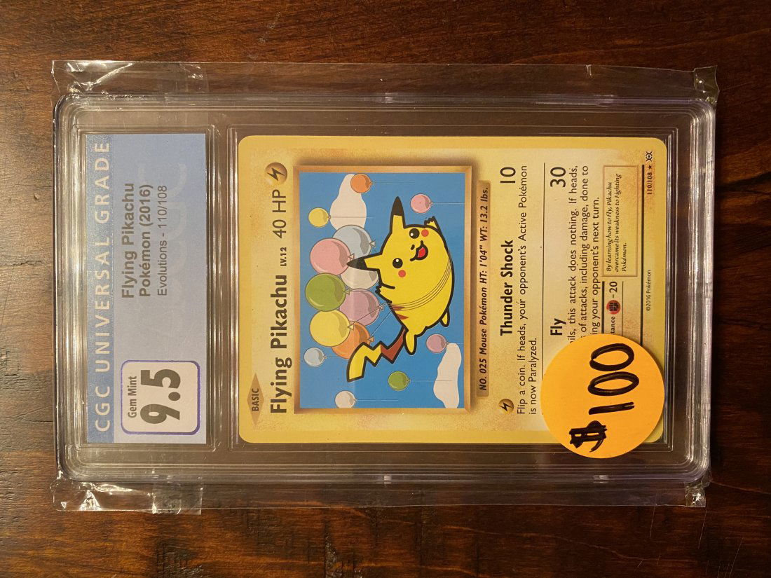 XY Evolutions Flying Pikachu CGC 9.5 (1 of 1)