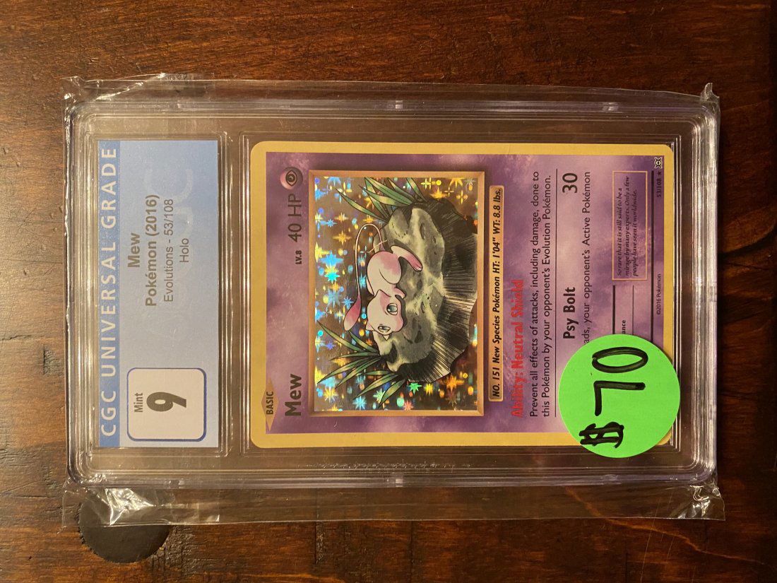 XY Evolutions Holo Mew CGC 9 (1 of 1)