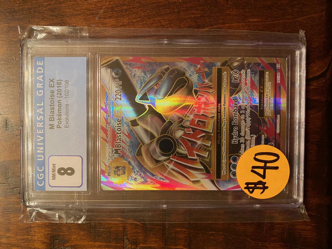 XY Evolutions M Blastoise EX CGC 8 (1 of 1)