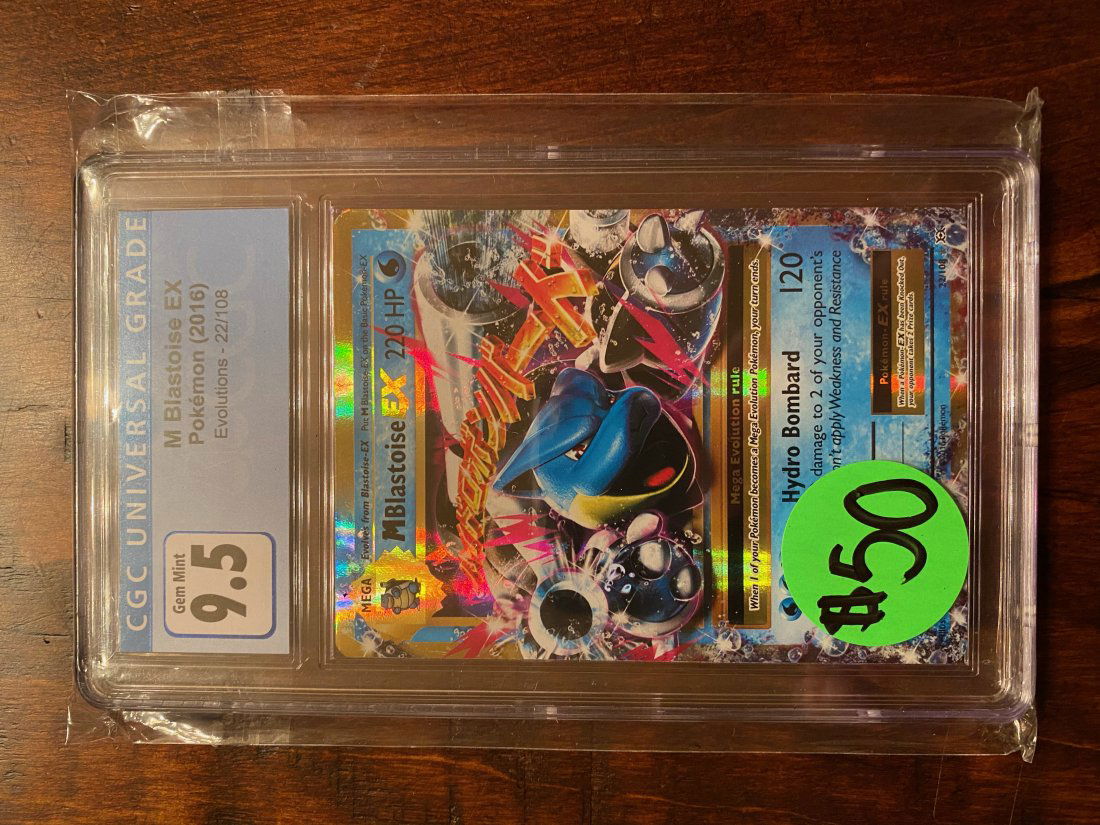 XY Evolutions M Blastoise EX CGC 9.5 (1 of 1)